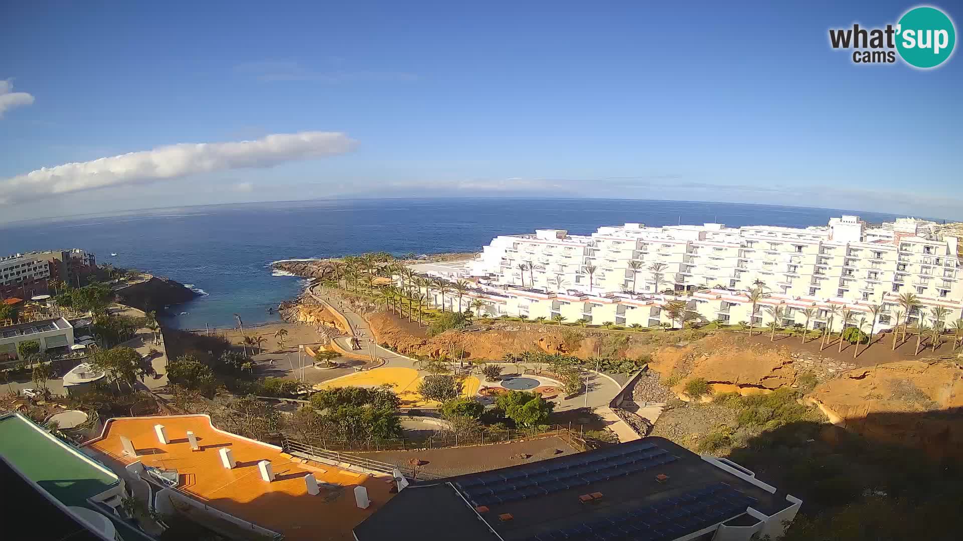 Web kamera uživo Playa de Las Galgas – Playa Paraiso – otok La Gomera – Costa Adeje – Tenerife
