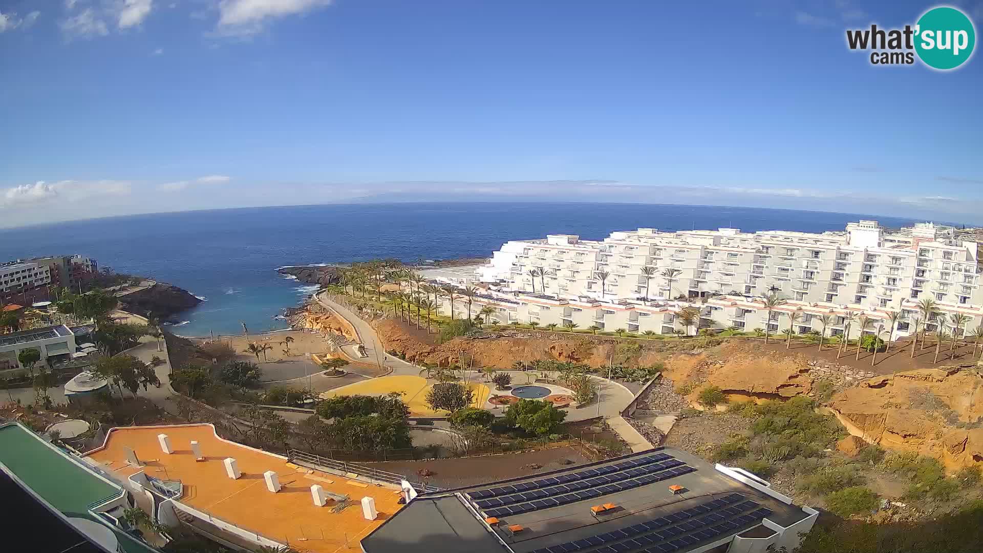 Webcam en vivo Playa de Las Galgas – Playa Paraíso – Isla de La Gomera – Costa Adeje – Tenerife