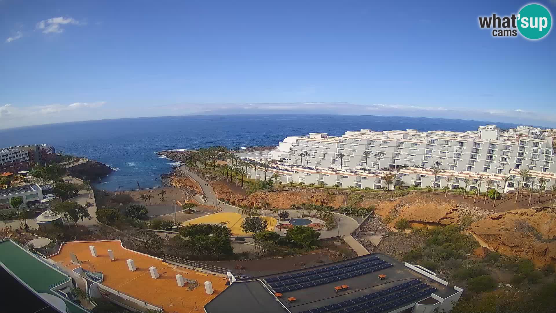 Live-Webcam Las Galgas Strand – Playa Paraiso – Insel La Gomera – Costa Adeje – Teneriffa