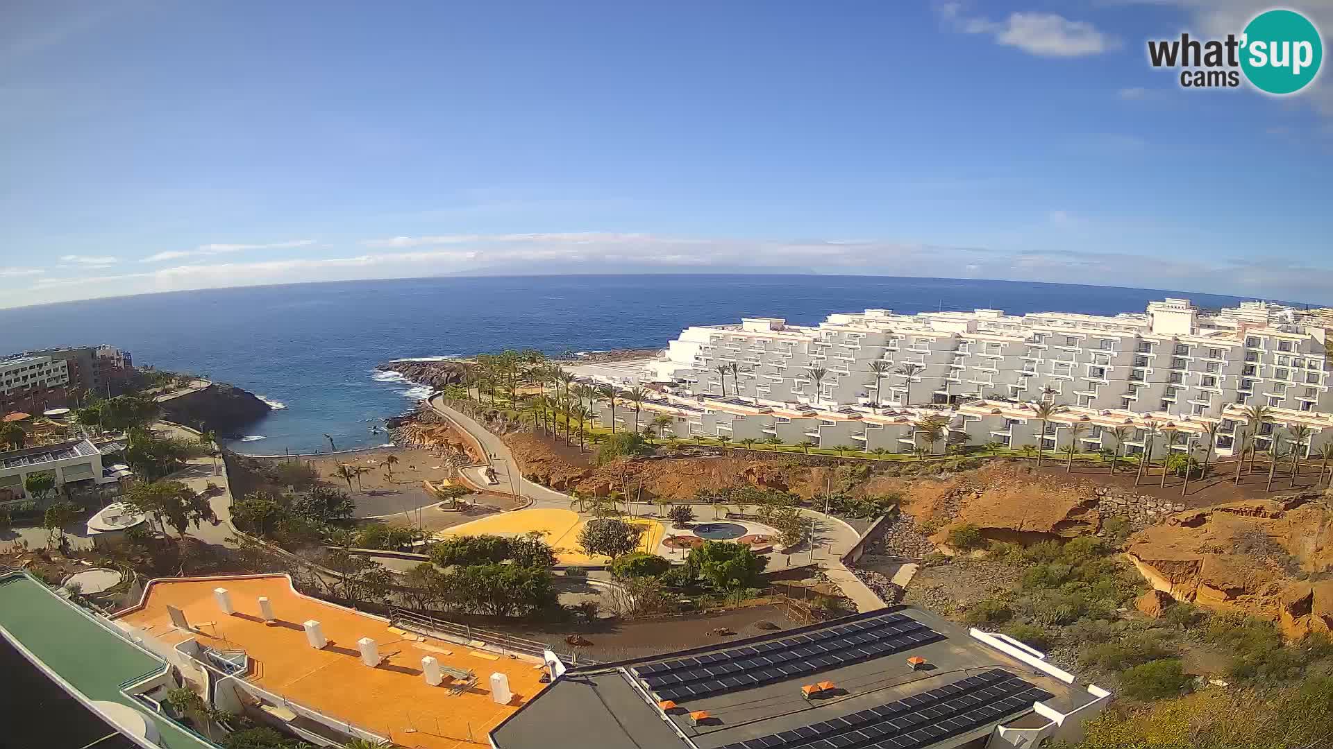 Live-Webcam Las Galgas Strand – Playa Paraiso – Insel La Gomera – Costa Adeje – Teneriffa
