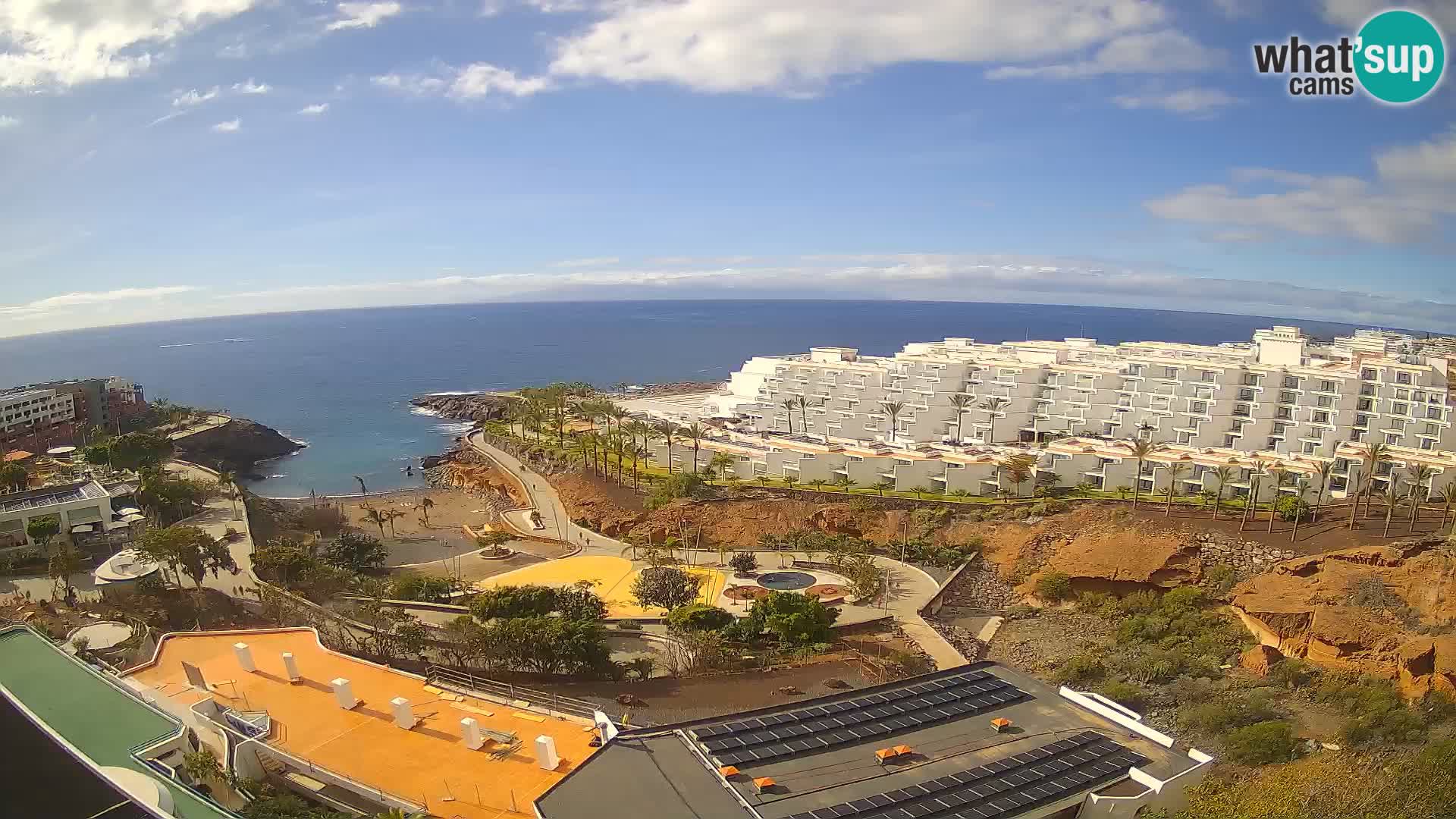 Webcam en vivo Playa de Las Galgas – Playa Paraíso – Isla de La Gomera – Costa Adeje – Tenerife