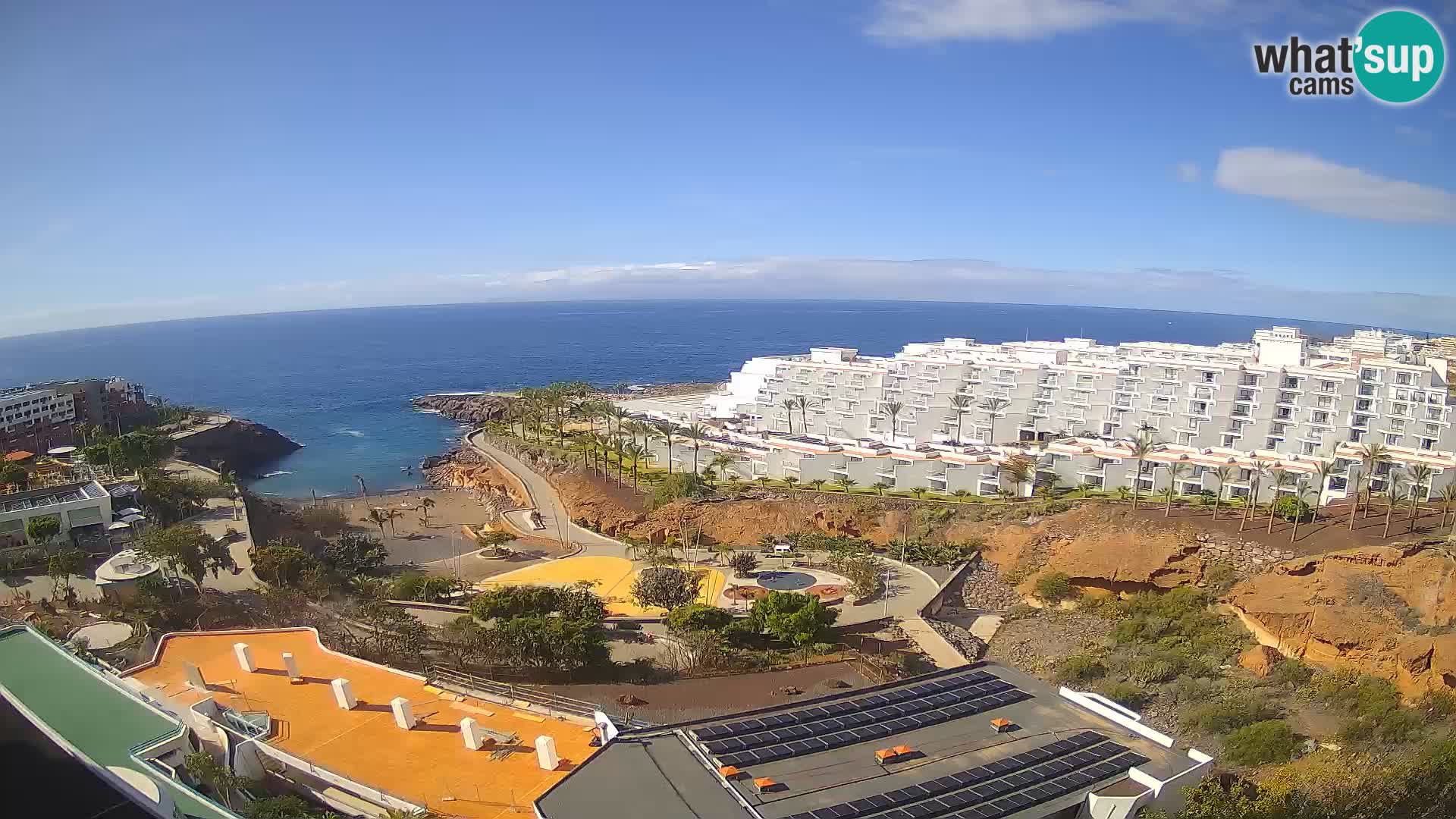 Webcam en direct Playa de Las Galgas – Playa Paraiso – île de La Gomera – Costa Adeje – Tenerife