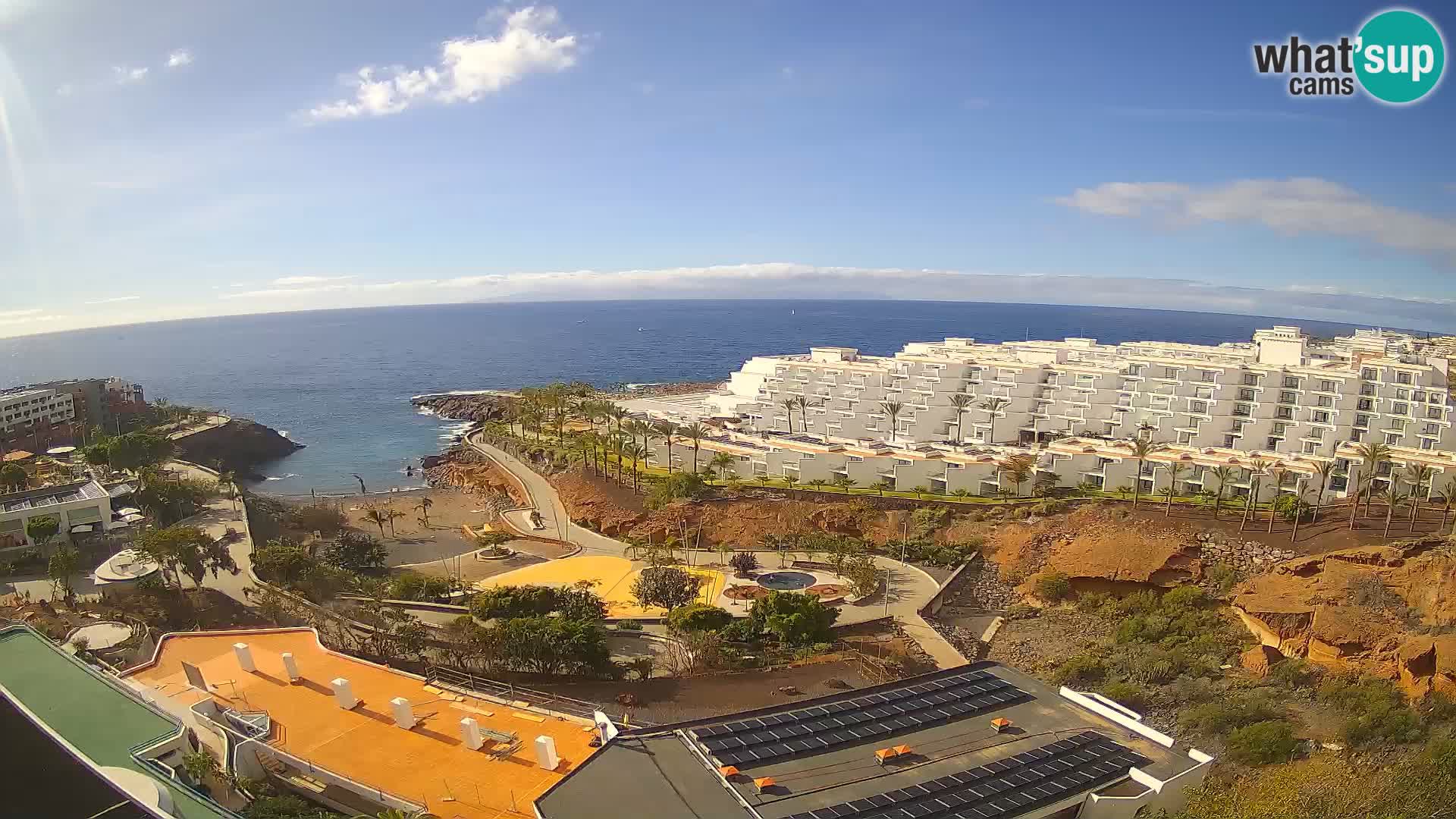 Webcam live spiaggia Las Galgas – Playa Paraiso – Isola La Gomera – Costa Adeje – Tenerife