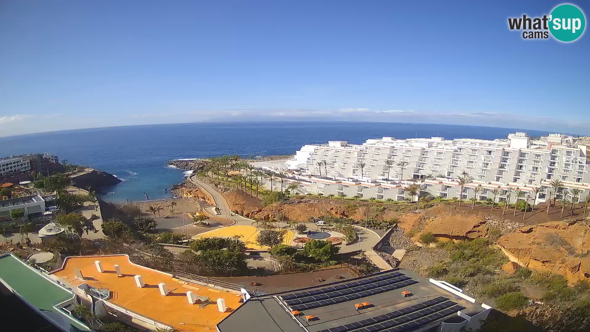 Webcam en direct Playa de Las Galgas – Playa Paraiso – île de La Gomera – Costa Adeje – Tenerife