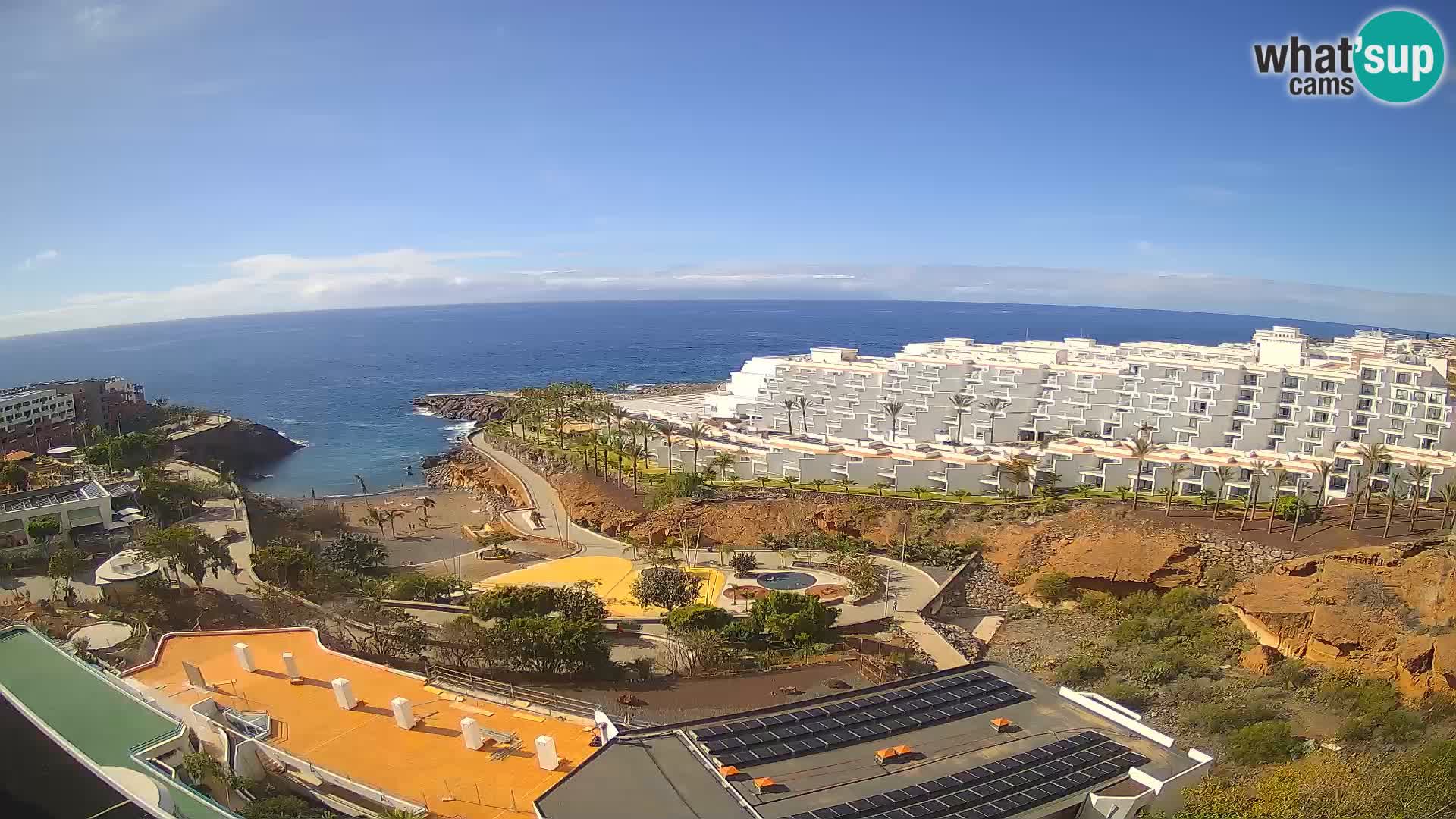 Webcam live spiaggia Las Galgas – Playa Paraiso – Isola La Gomera – Costa Adeje – Tenerife