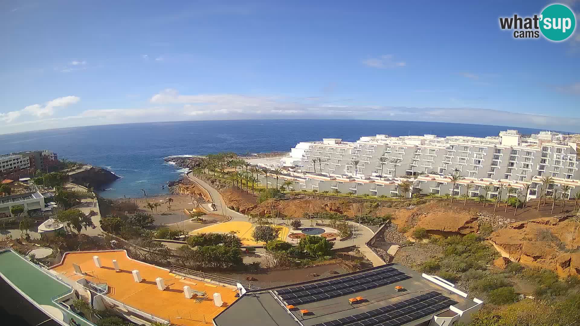 Webcam en direct Playa de Las Galgas – Playa Paraiso – île de La Gomera – Costa Adeje – Tenerife