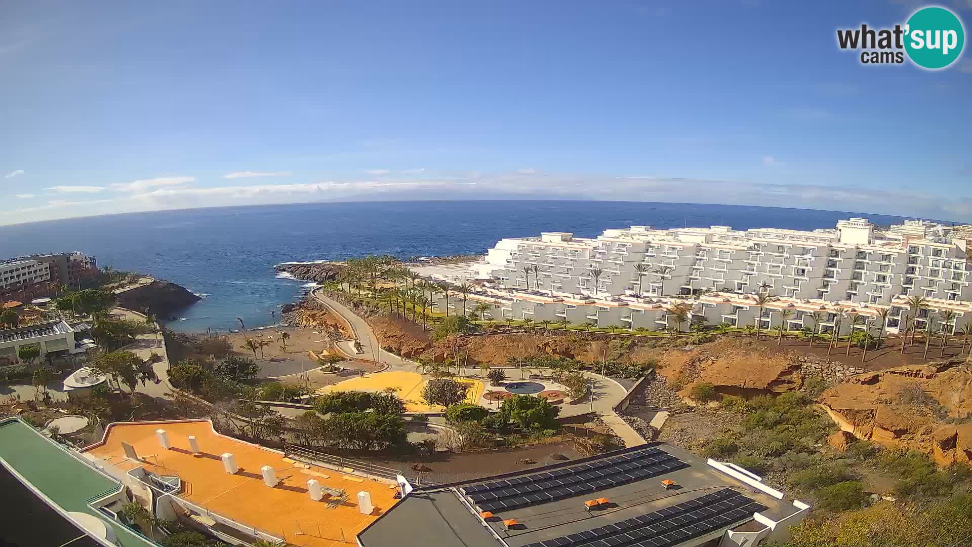 Webcam en vivo Playa de Las Galgas – Playa Paraíso – Isla de La Gomera – Costa Adeje – Tenerife