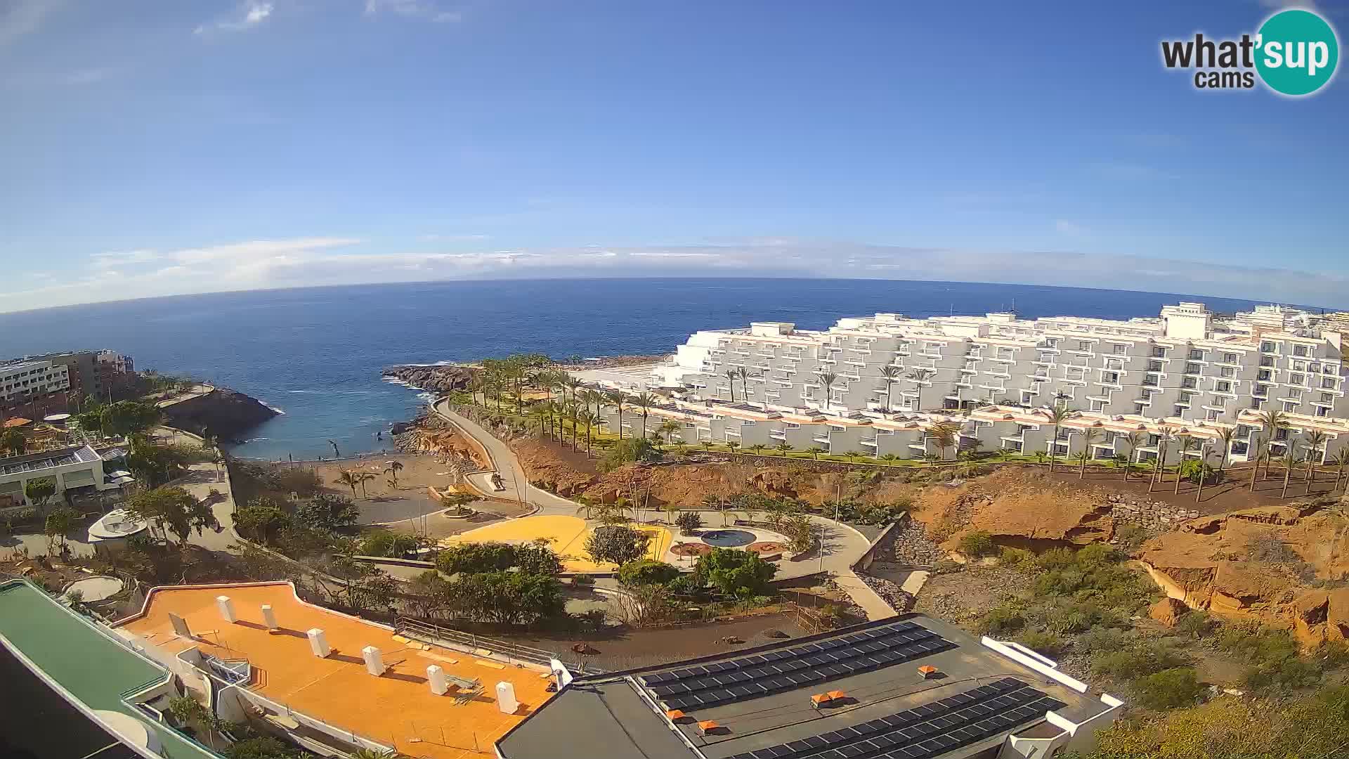 Live-Webcam Las Galgas Strand – Playa Paraiso – Insel La Gomera – Costa Adeje – Teneriffa