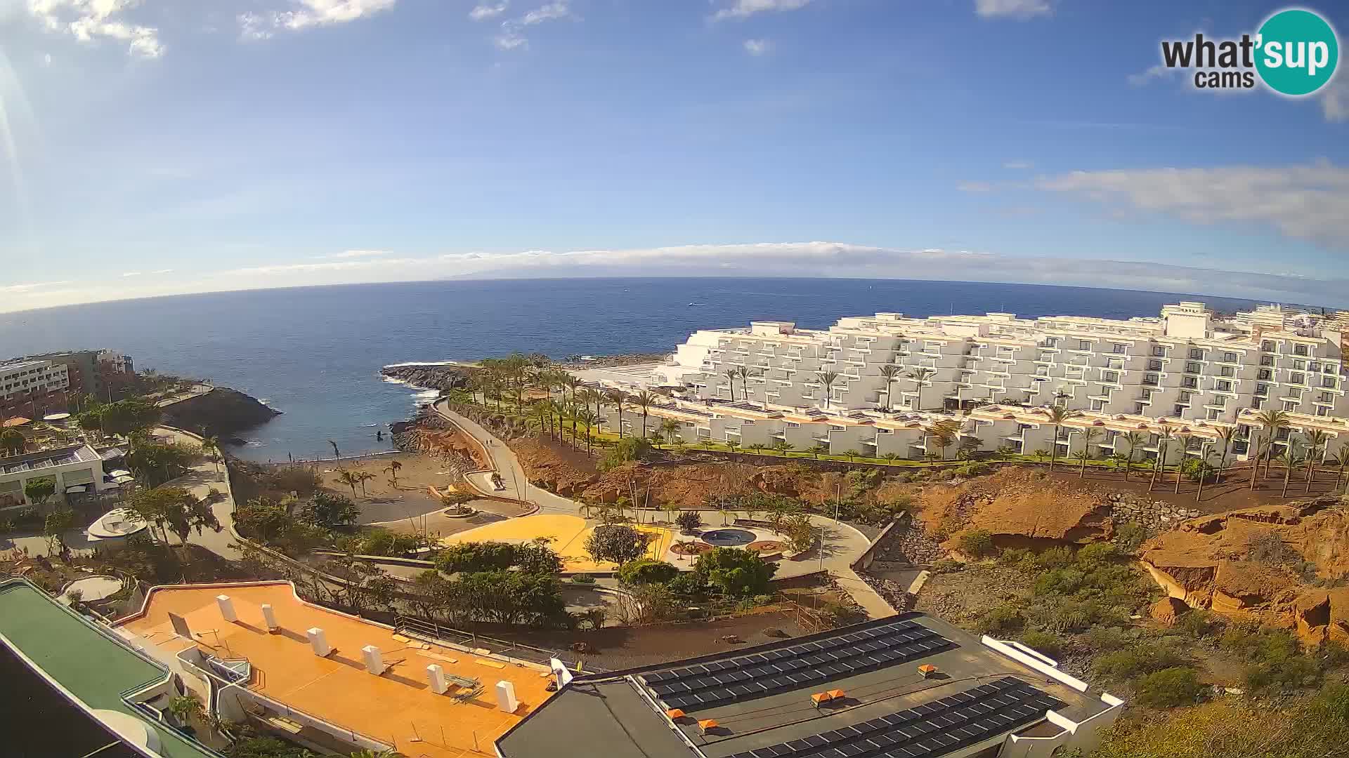 Webcam live spiaggia Las Galgas – Playa Paraiso – Isola La Gomera – Costa Adeje – Tenerife