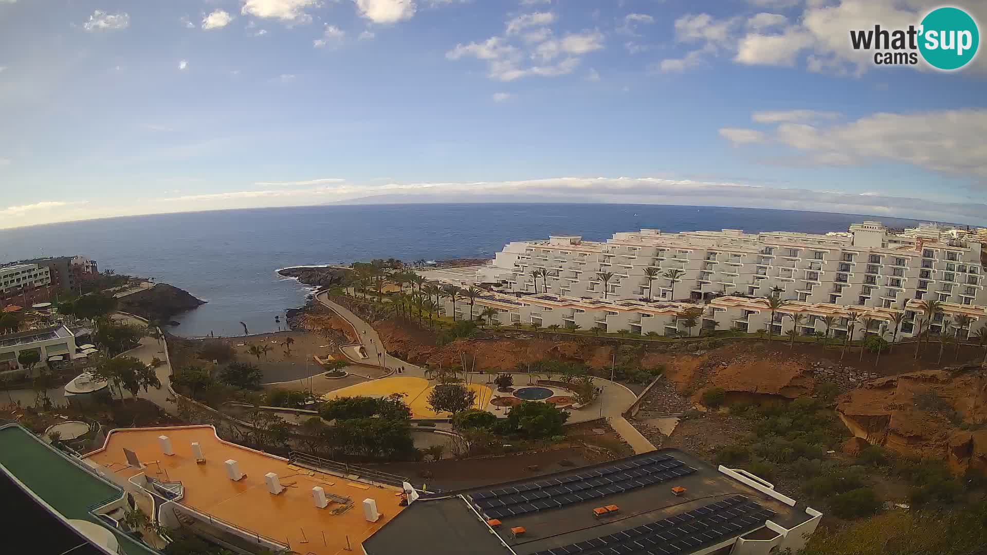 Live-Webcam Las Galgas Strand – Playa Paraiso – Insel La Gomera – Costa Adeje – Teneriffa