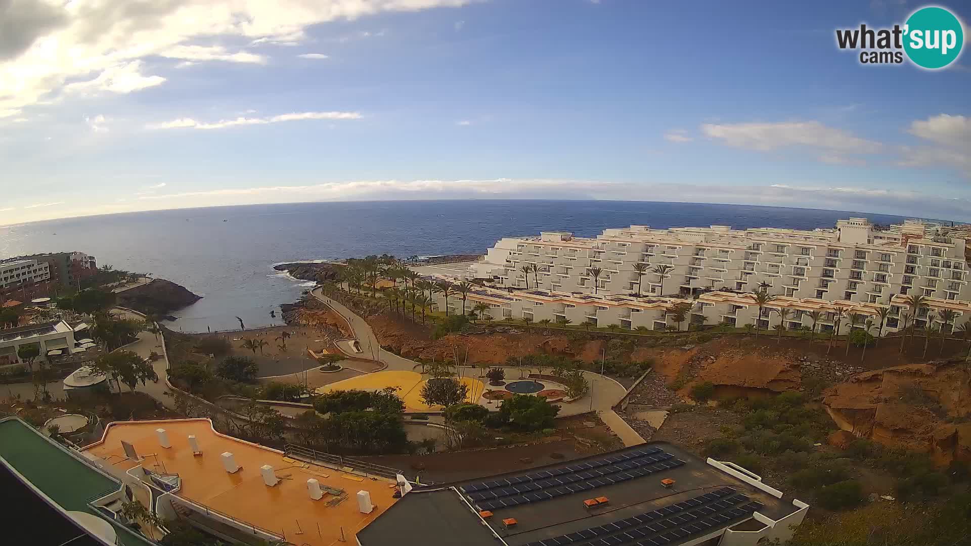 Webcam en direct Playa de Las Galgas – Playa Paraiso – île de La Gomera – Costa Adeje – Tenerife