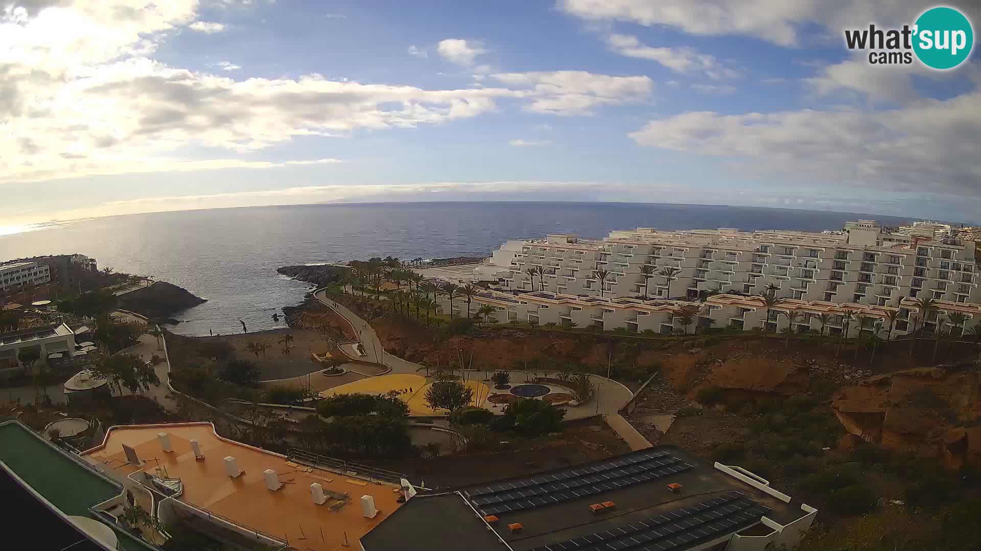 Web kamera uživo Playa de Las Galgas – Playa Paraiso – otok La Gomera – Costa Adeje – Tenerife