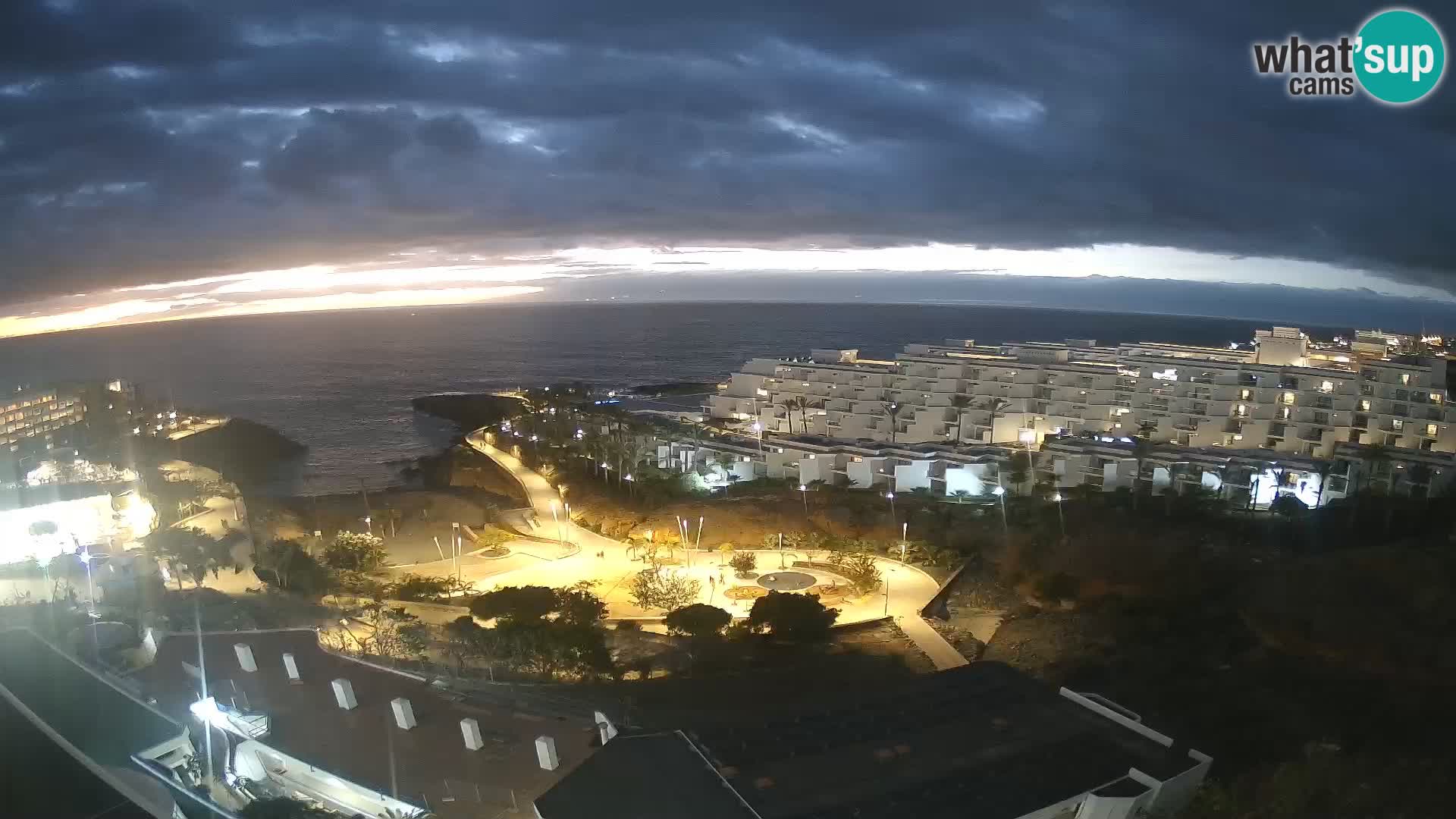 Spletna kamera v živo Las Galgas plaža – Playa Paraiso – otok La Gomera – Costa Adeje – Tenerife