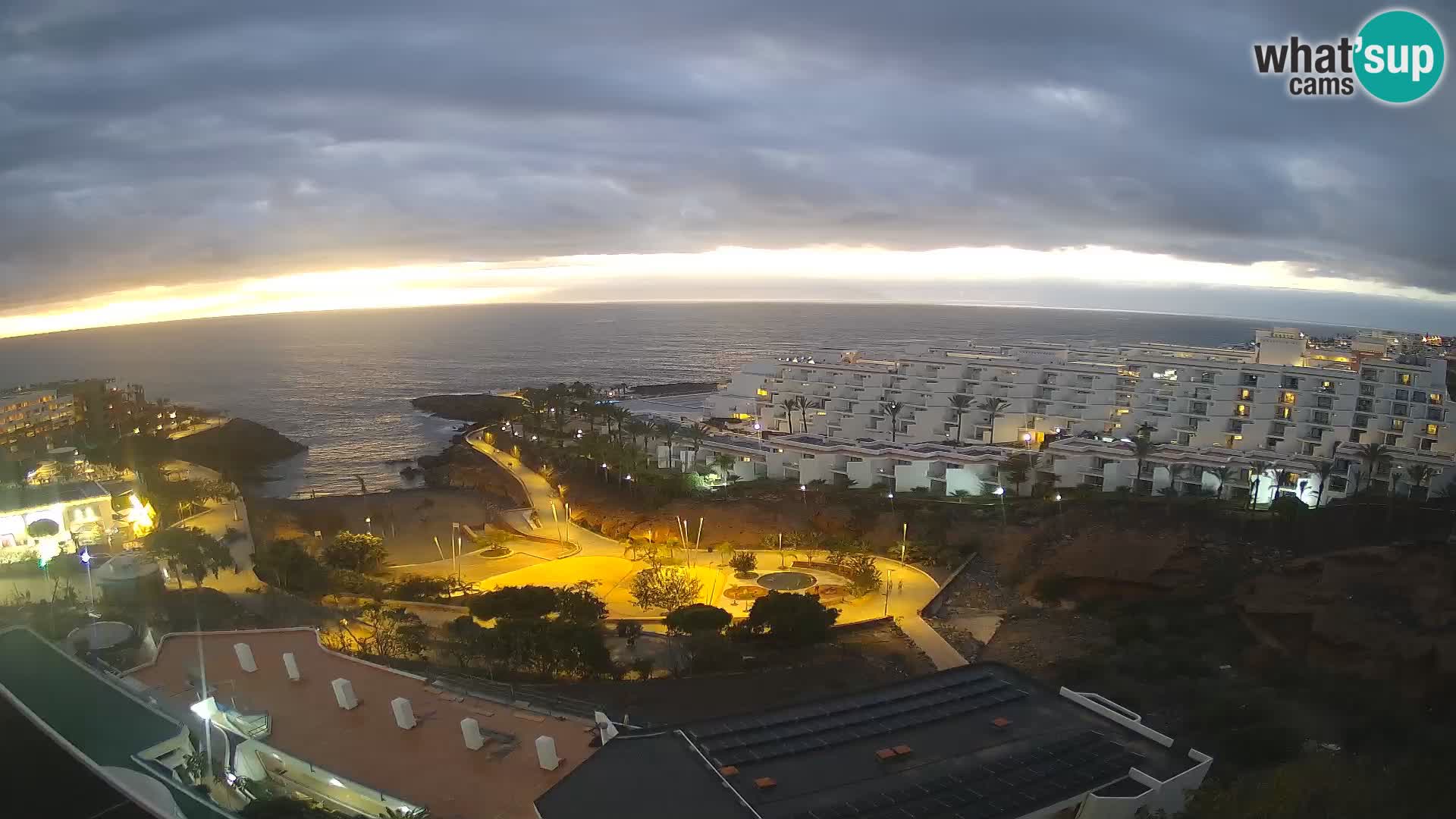 Live webcam Playa de Las Galgas – Playa Paraiso – La Gomera island – Adeje – Tenerife