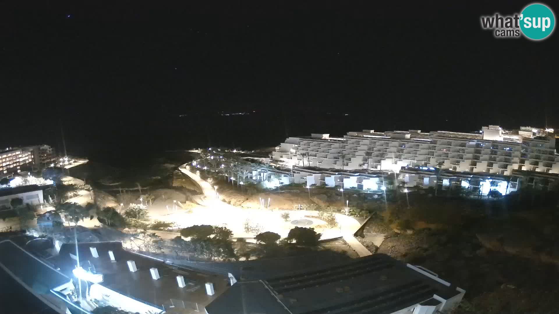 Live webcam Playa de Las Galgas – Playa Paraiso – La Gomera island – Adeje – Tenerife