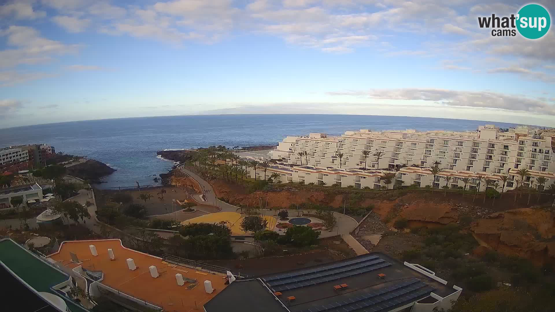 Web kamera uživo Playa de Las Galgas – Playa Paraiso – otok La Gomera – Costa Adeje – Tenerife