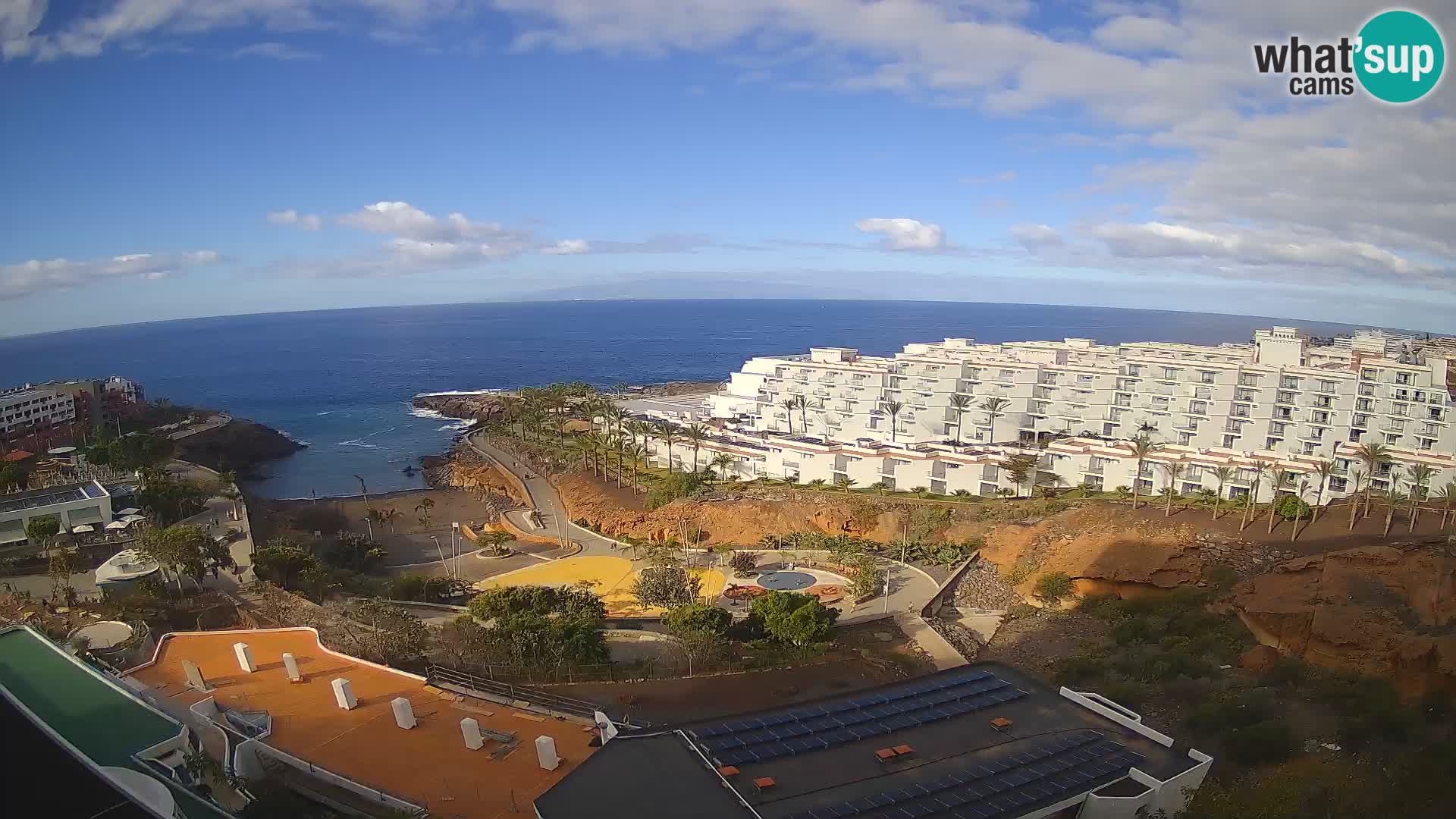 Web kamera uživo Playa de Las Galgas – Playa Paraiso – otok La Gomera – Costa Adeje – Tenerife