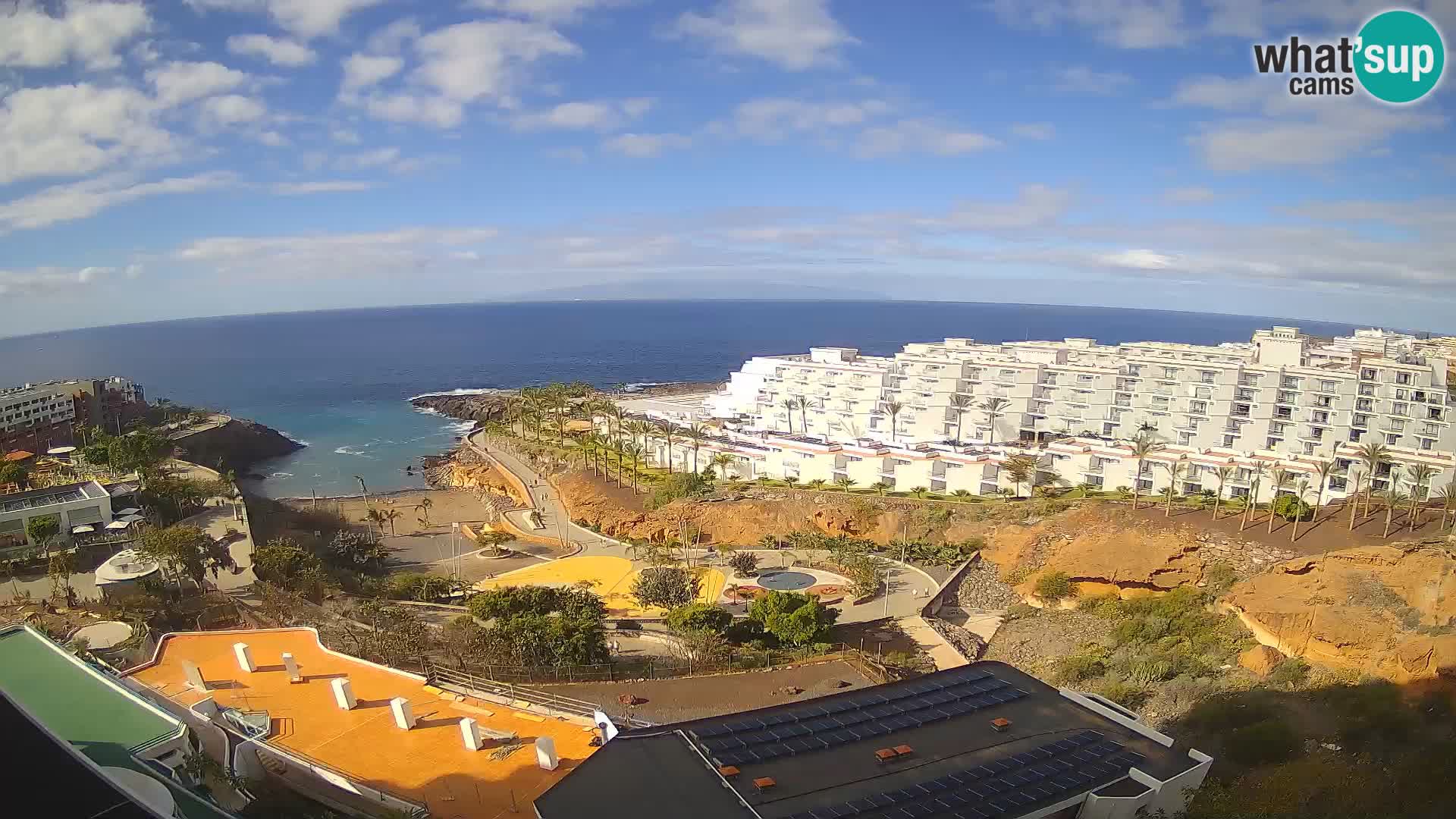 Live-Webcam Las Galgas Strand – Playa Paraiso – Insel La Gomera – Costa Adeje – Teneriffa