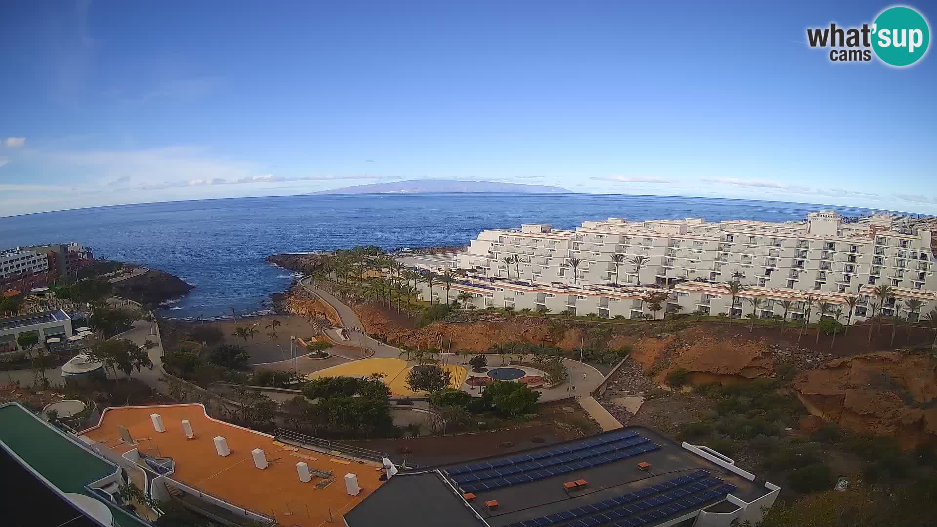 Webcam live spiaggia Las Galgas – Playa Paraiso – Isola La Gomera – Costa Adeje – Tenerife