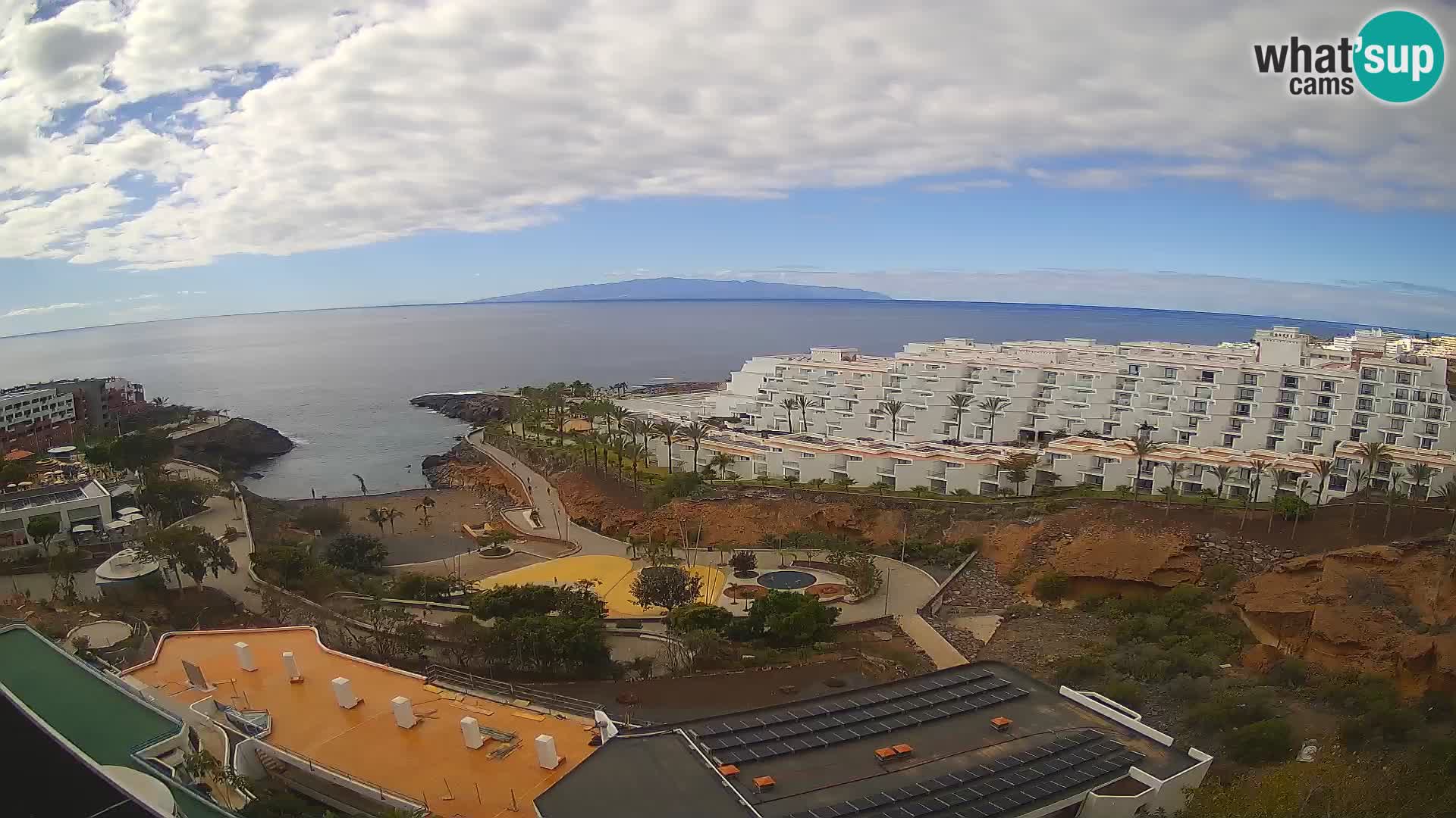 Live-Webcam Las Galgas Strand – Playa Paraiso – Insel La Gomera – Costa Adeje – Teneriffa