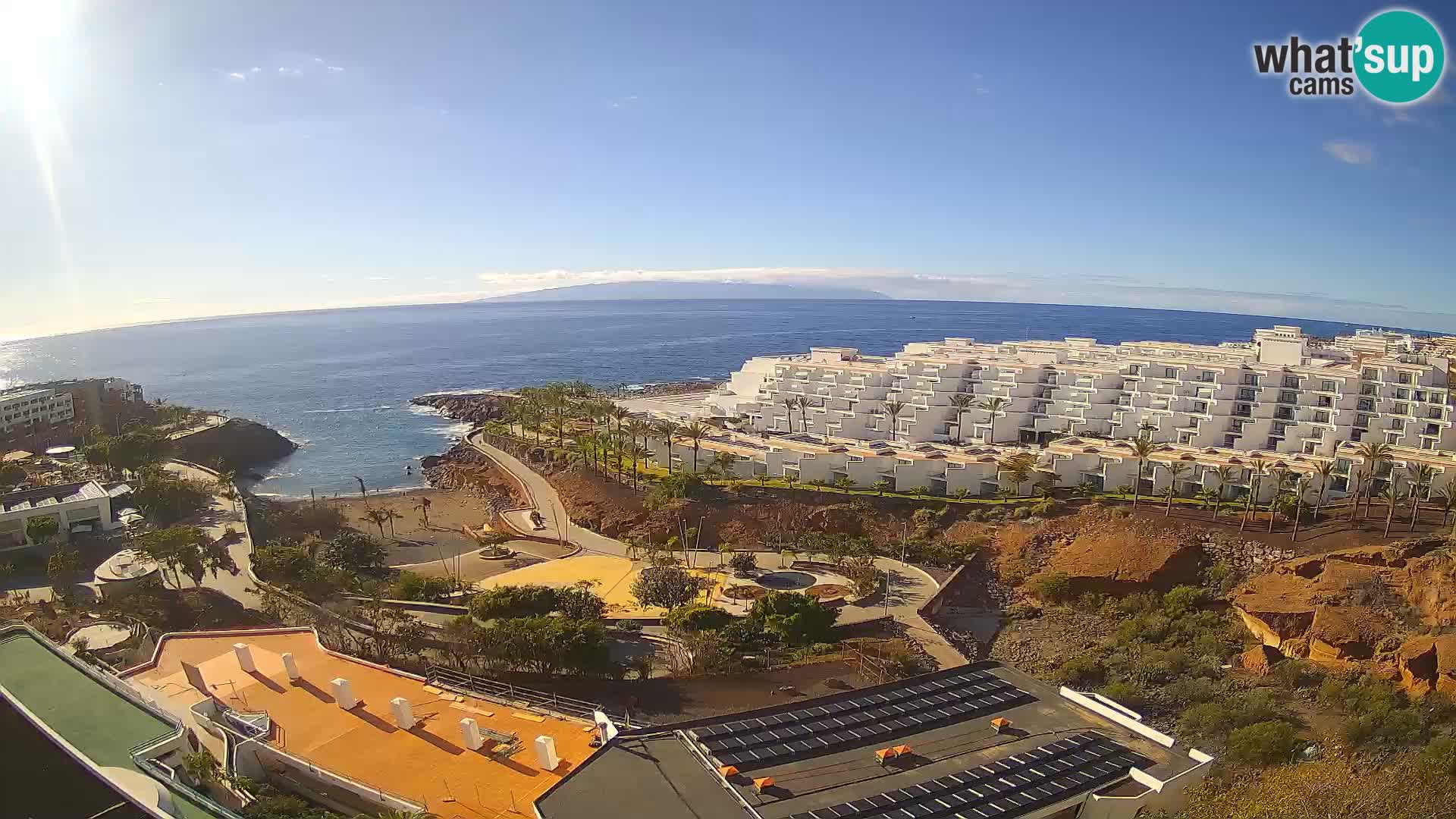 Live-Webcam Las Galgas Strand – Playa Paraiso – Insel La Gomera – Costa Adeje – Teneriffa