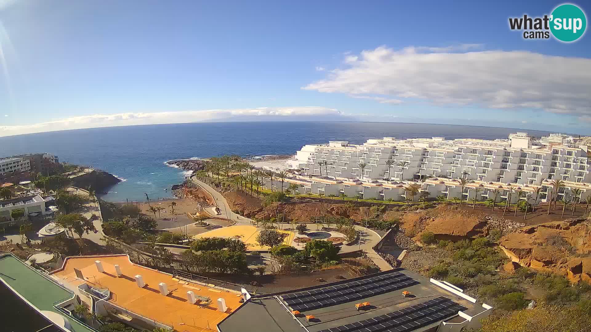 Live-Webcam Las Galgas Strand – Playa Paraiso – Insel La Gomera – Costa Adeje – Teneriffa