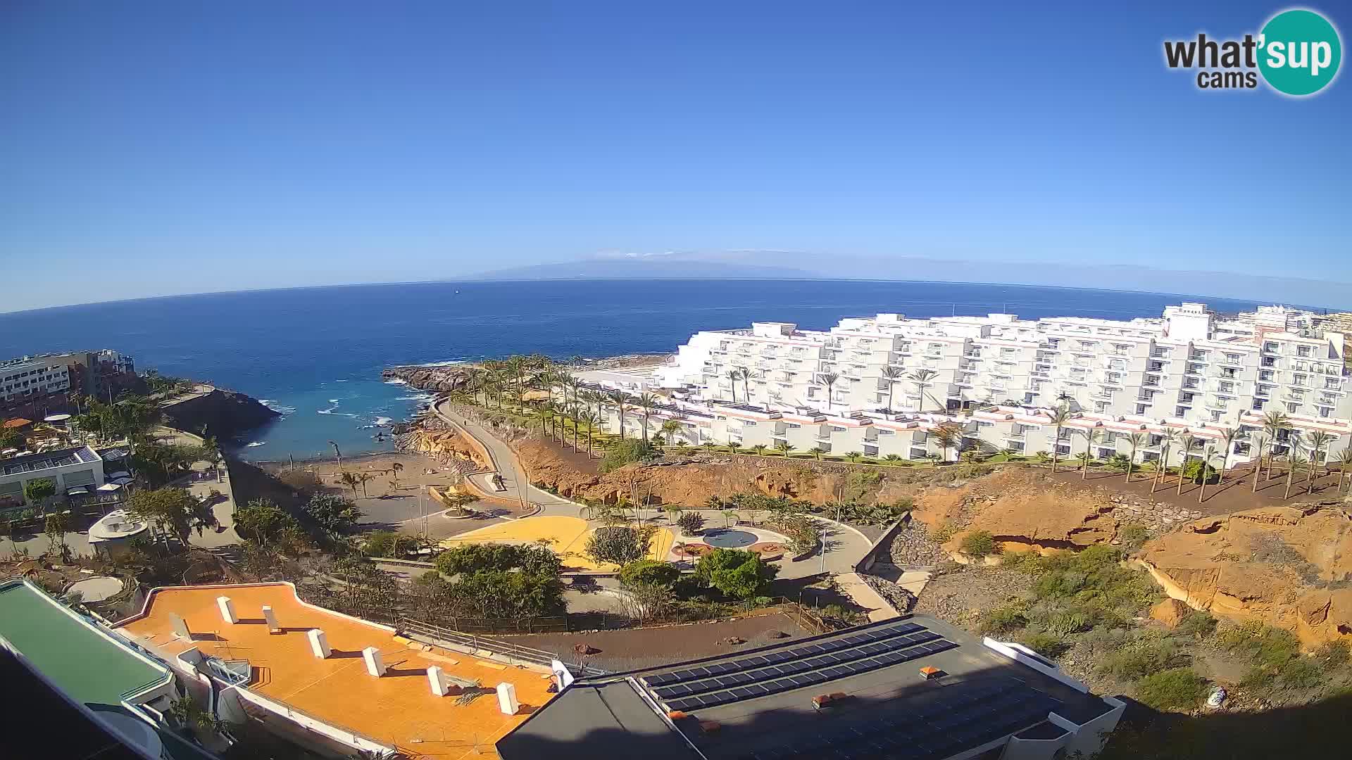 Webcam live spiaggia Las Galgas – Playa Paraiso – Isola La Gomera – Costa Adeje – Tenerife