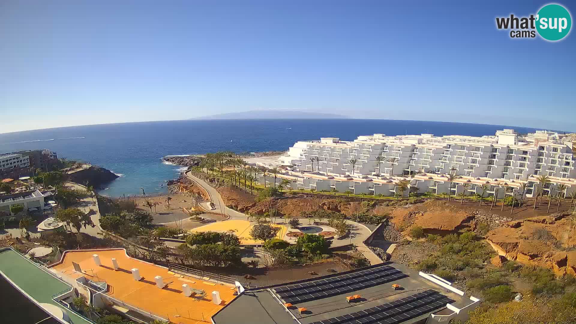 Webcam live spiaggia Las Galgas – Playa Paraiso – Isola La Gomera – Costa Adeje – Tenerife