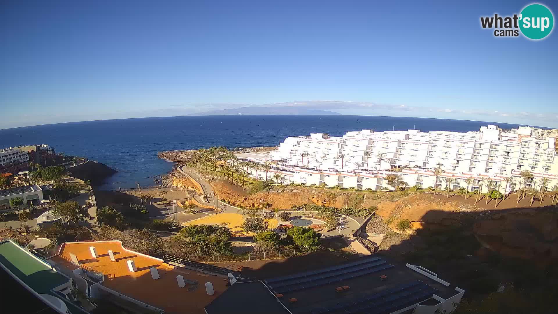Webcam en direct Playa de Las Galgas – Playa Paraiso – île de La Gomera – Costa Adeje – Tenerife