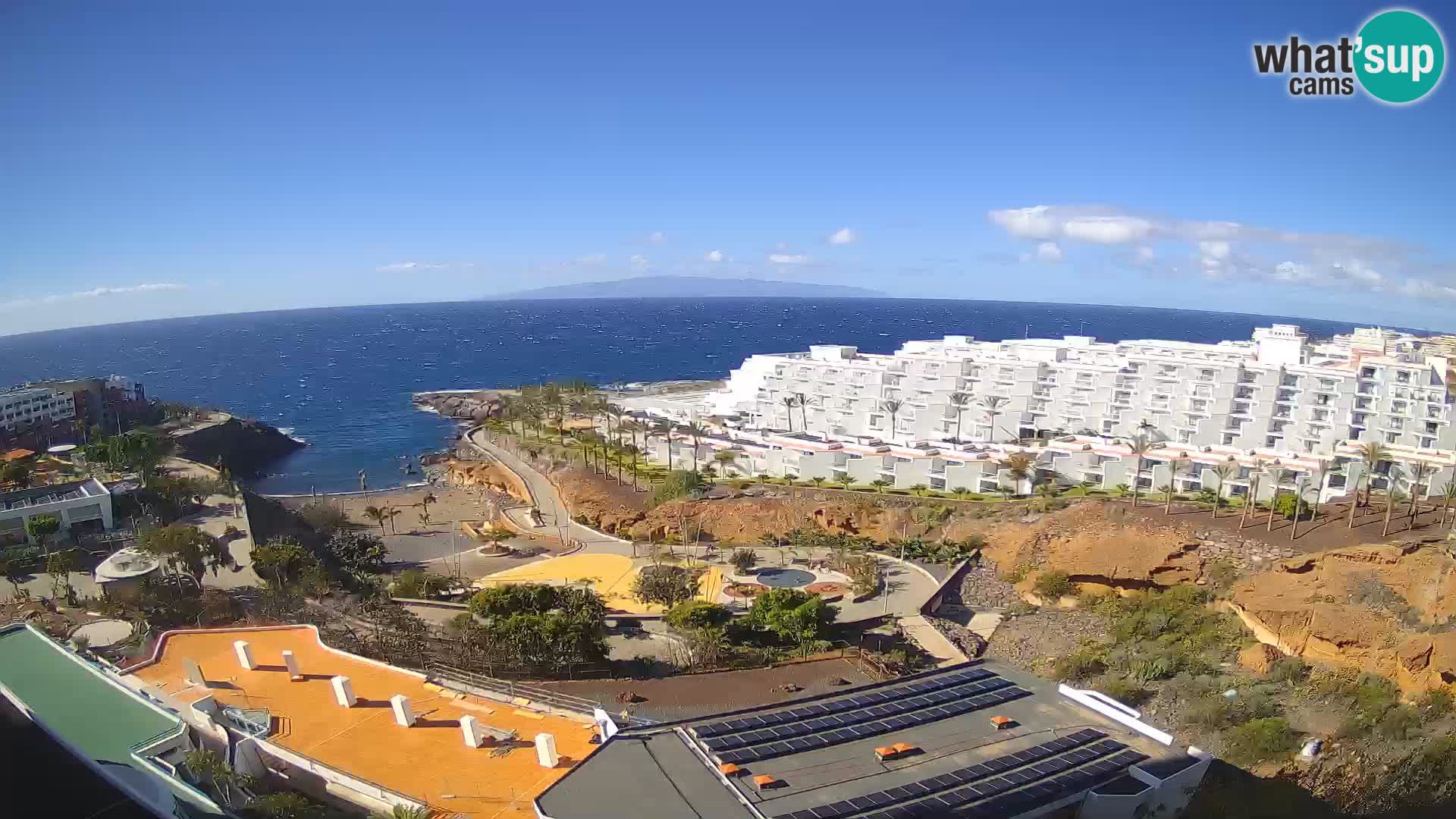 Webcam en direct Playa de Las Galgas – Playa Paraiso – île de La Gomera – Costa Adeje – Tenerife
