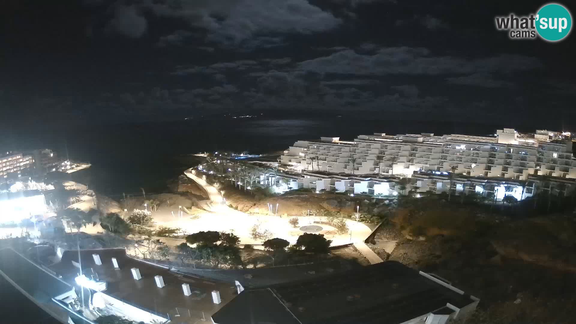 Live webcam Playa de Las Galgas – Playa Paraiso – La Gomera island – Adeje – Tenerife