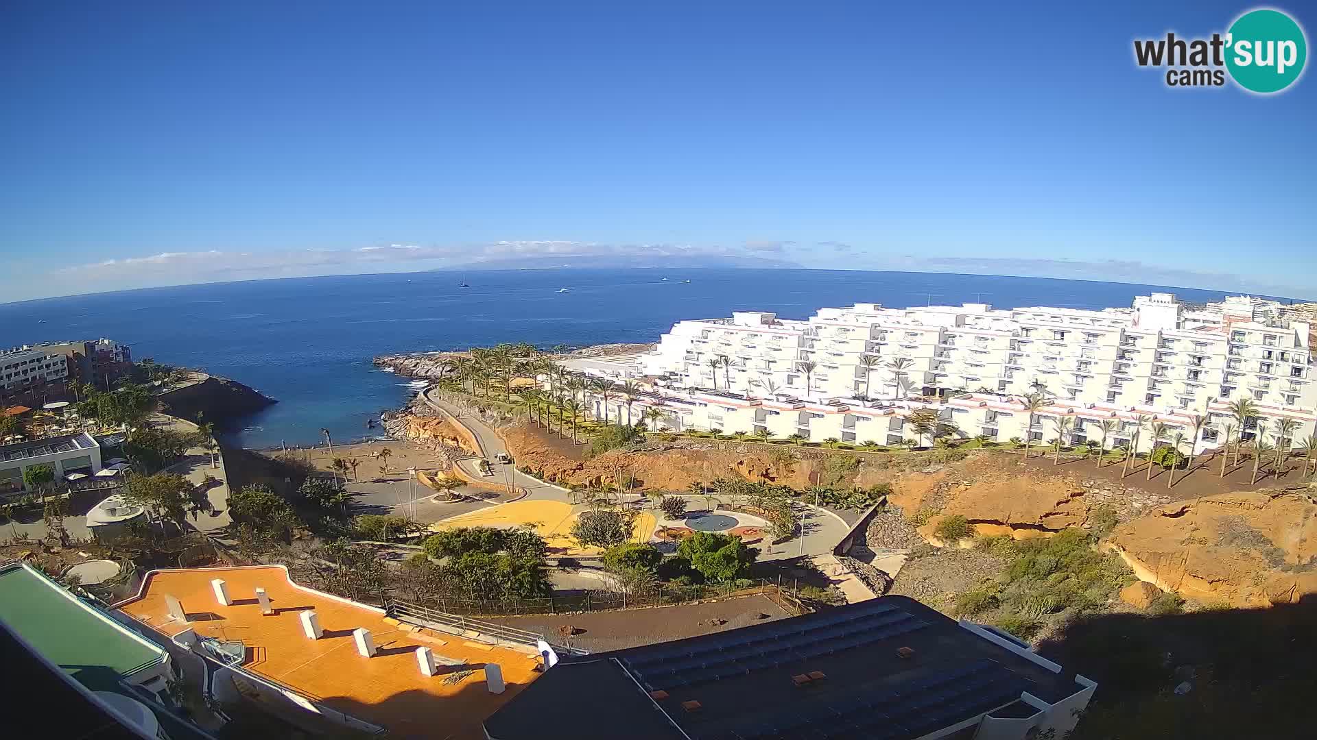 Webcam live spiaggia Las Galgas – Playa Paraiso – Isola La Gomera – Costa Adeje – Tenerife