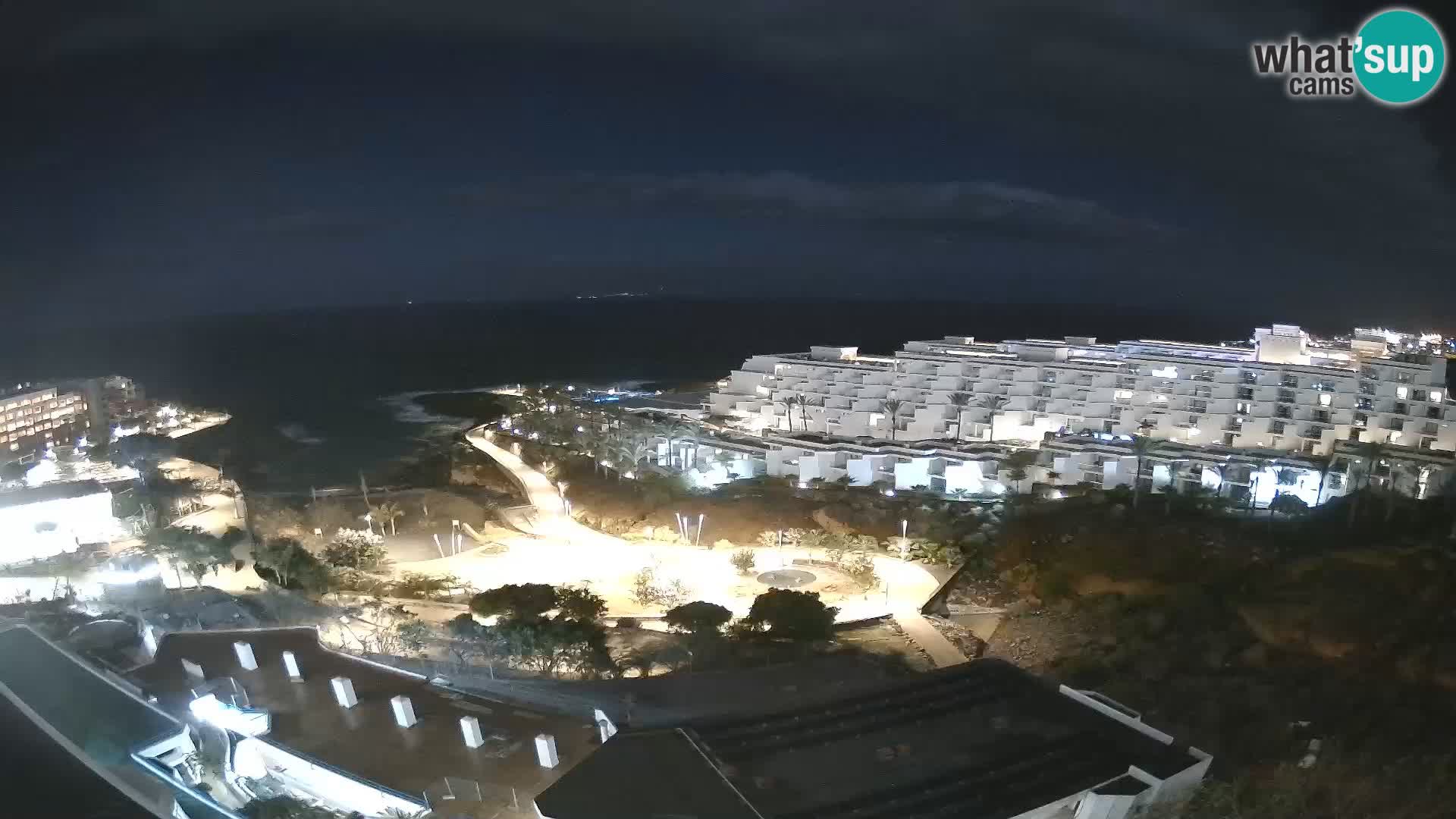 Live webcam Playa de Las Galgas – Playa Paraiso – La Gomera island – Adeje – Tenerife