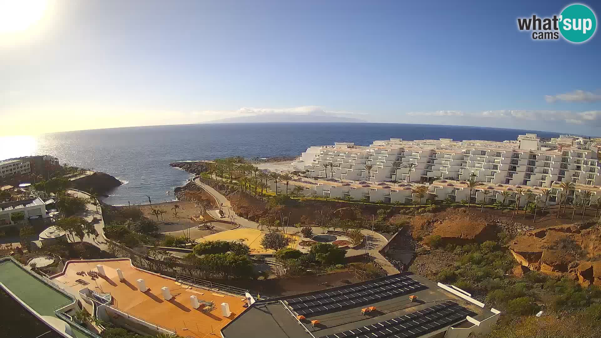 Webcam en direct Playa de Las Galgas – Playa Paraiso – île de La Gomera – Costa Adeje – Tenerife