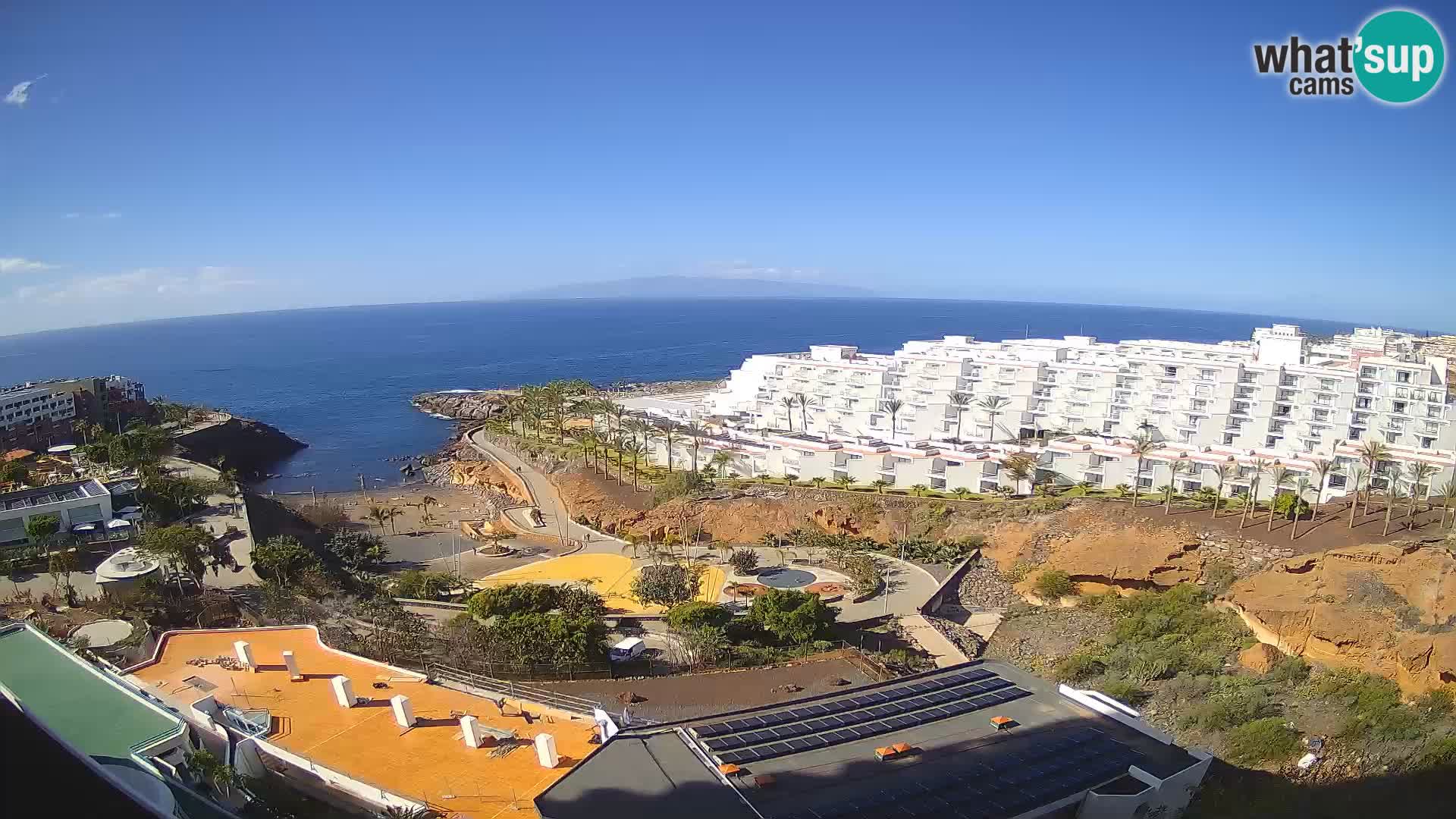 Live-Webcam Las Galgas Strand – Playa Paraiso – Insel La Gomera – Costa Adeje – Teneriffa
