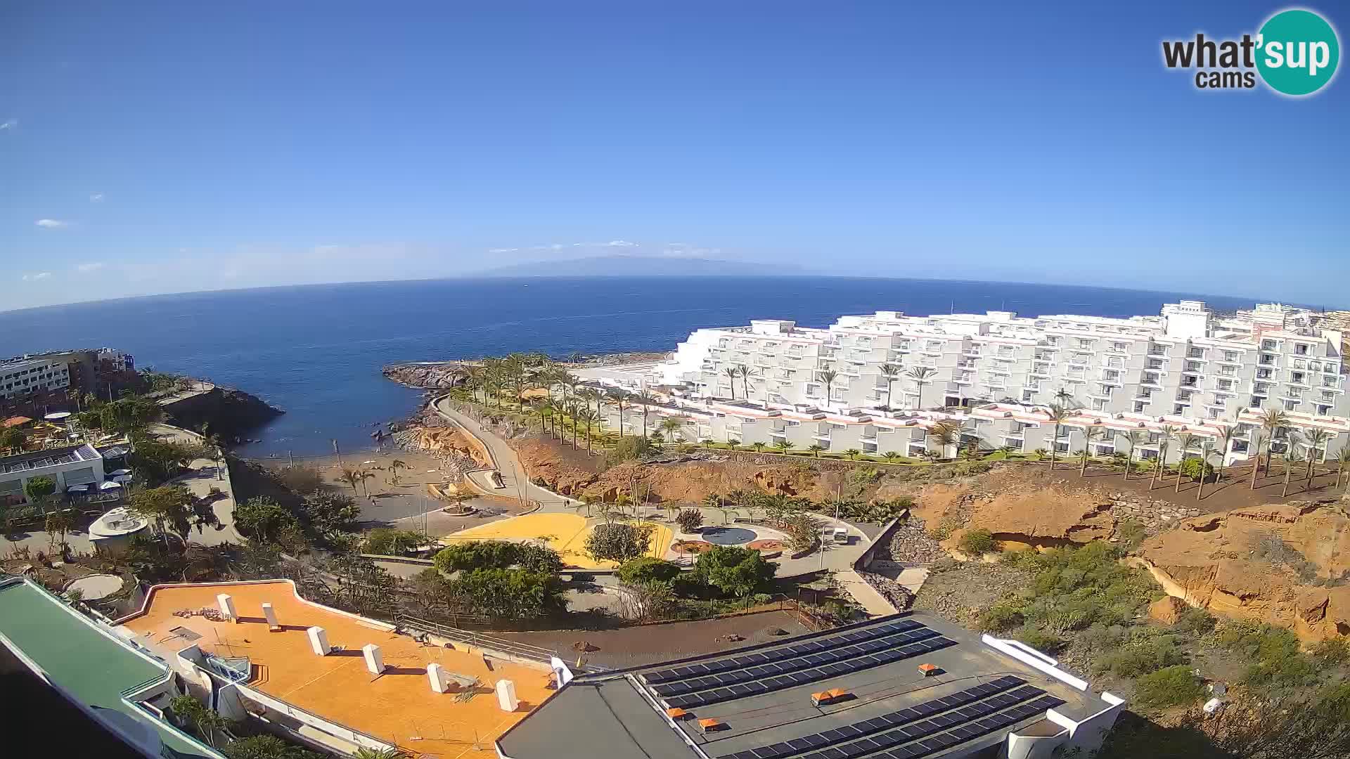 Live-Webcam Las Galgas Strand – Playa Paraiso – Insel La Gomera – Costa Adeje – Teneriffa