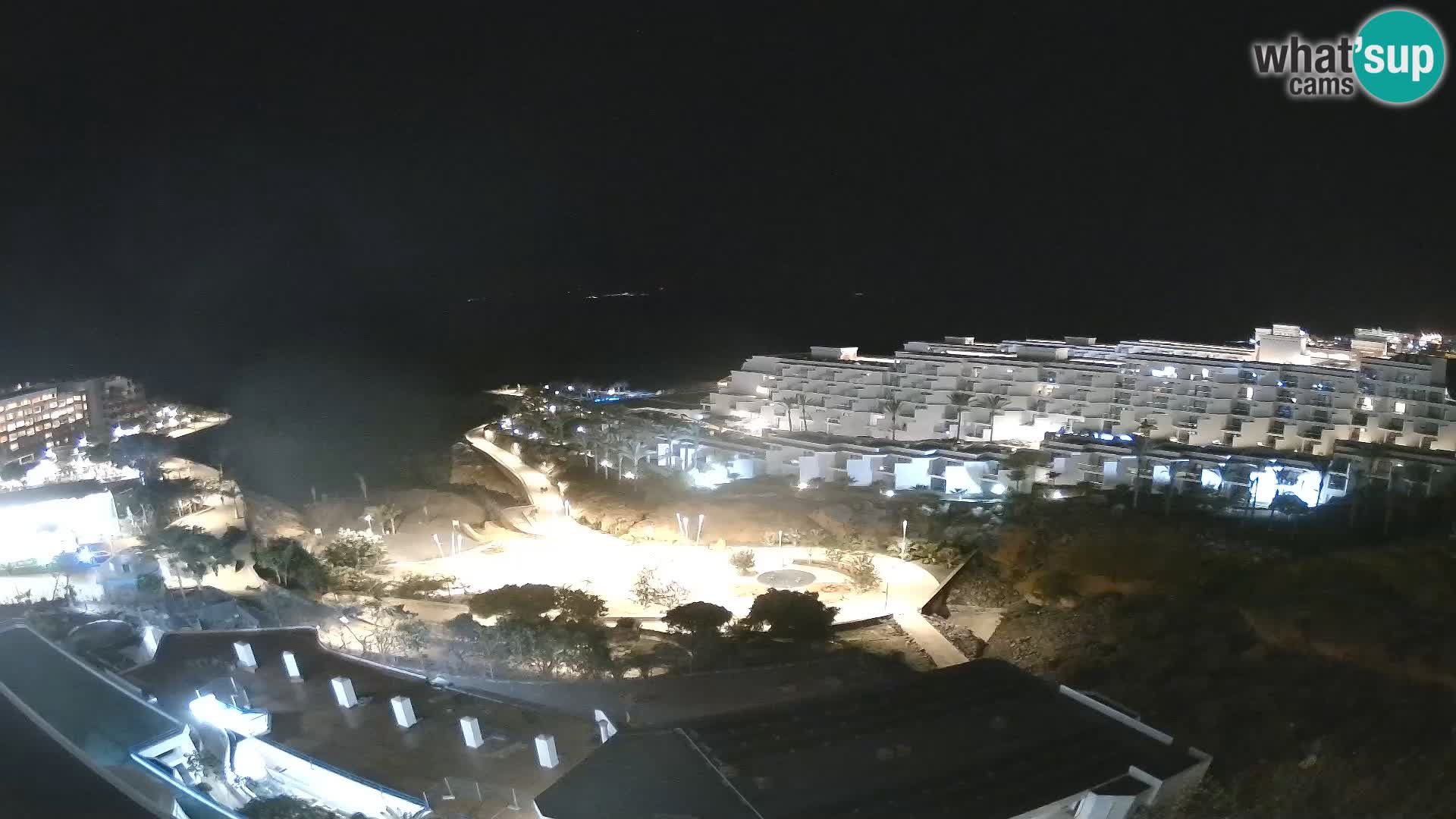 Live webcam Playa de Las Galgas – Playa Paraiso – La Gomera island – Adeje – Tenerife