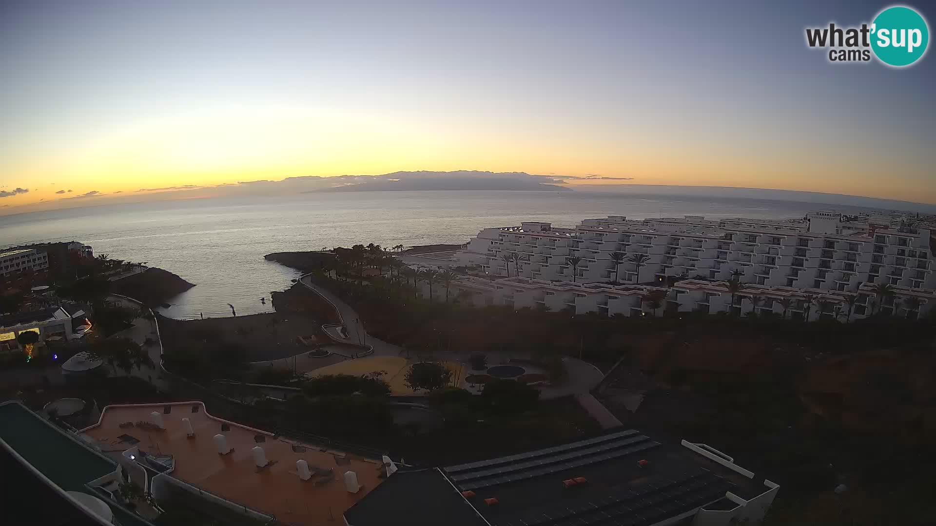 Webcam live spiaggia Las Galgas – Playa Paraiso – Isola La Gomera – Costa Adeje – Tenerife