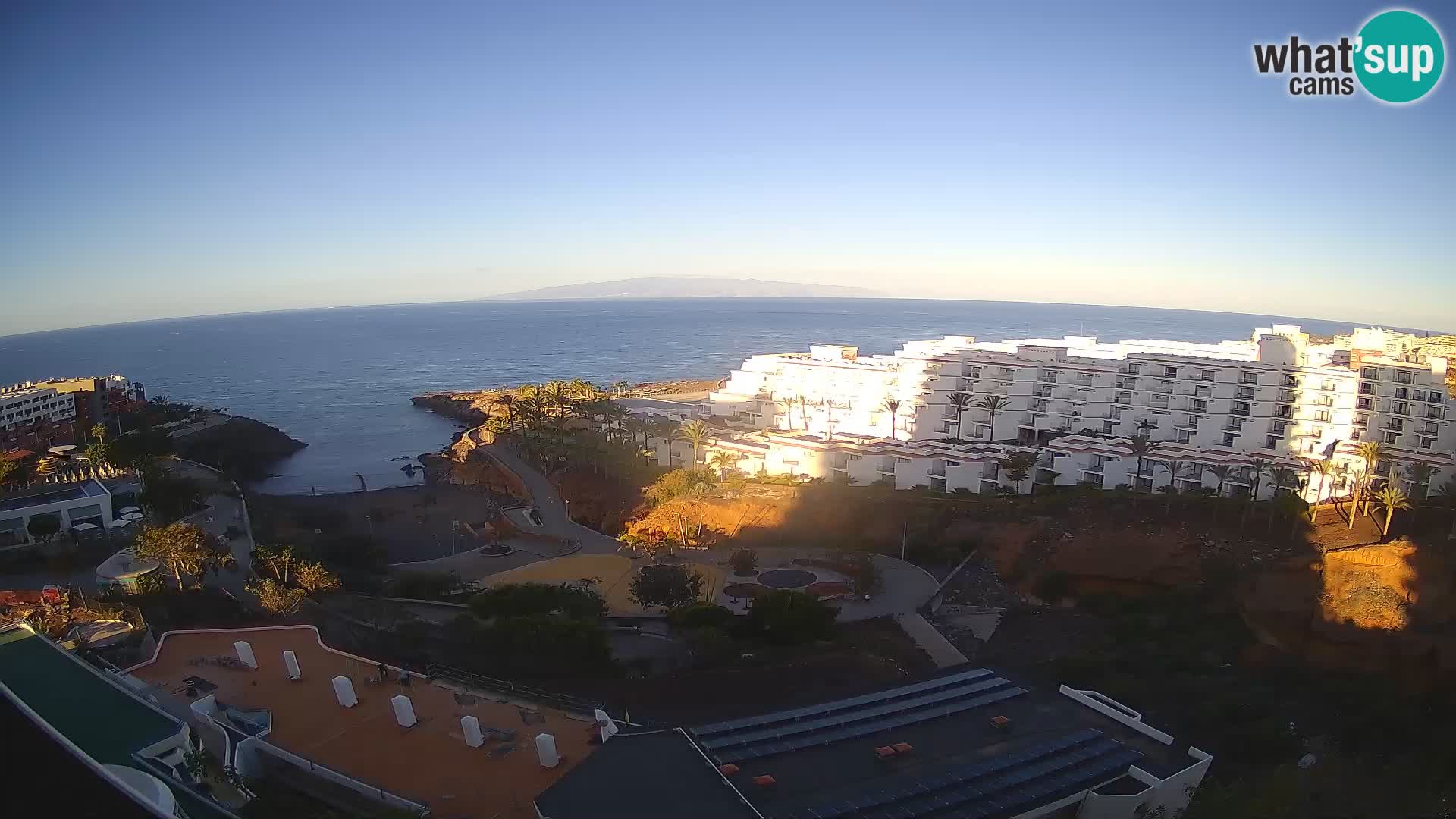 Webcam live spiaggia Las Galgas – Playa Paraiso – Isola La Gomera – Costa Adeje – Tenerife