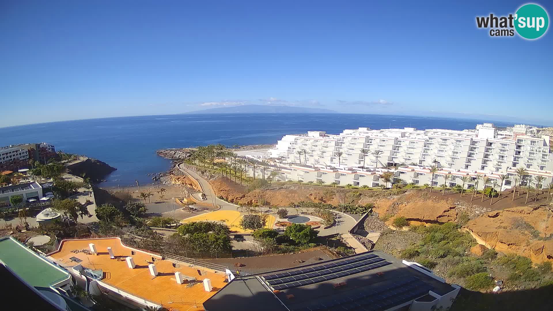 Webcam live spiaggia Las Galgas – Playa Paraiso – Isola La Gomera – Costa Adeje – Tenerife