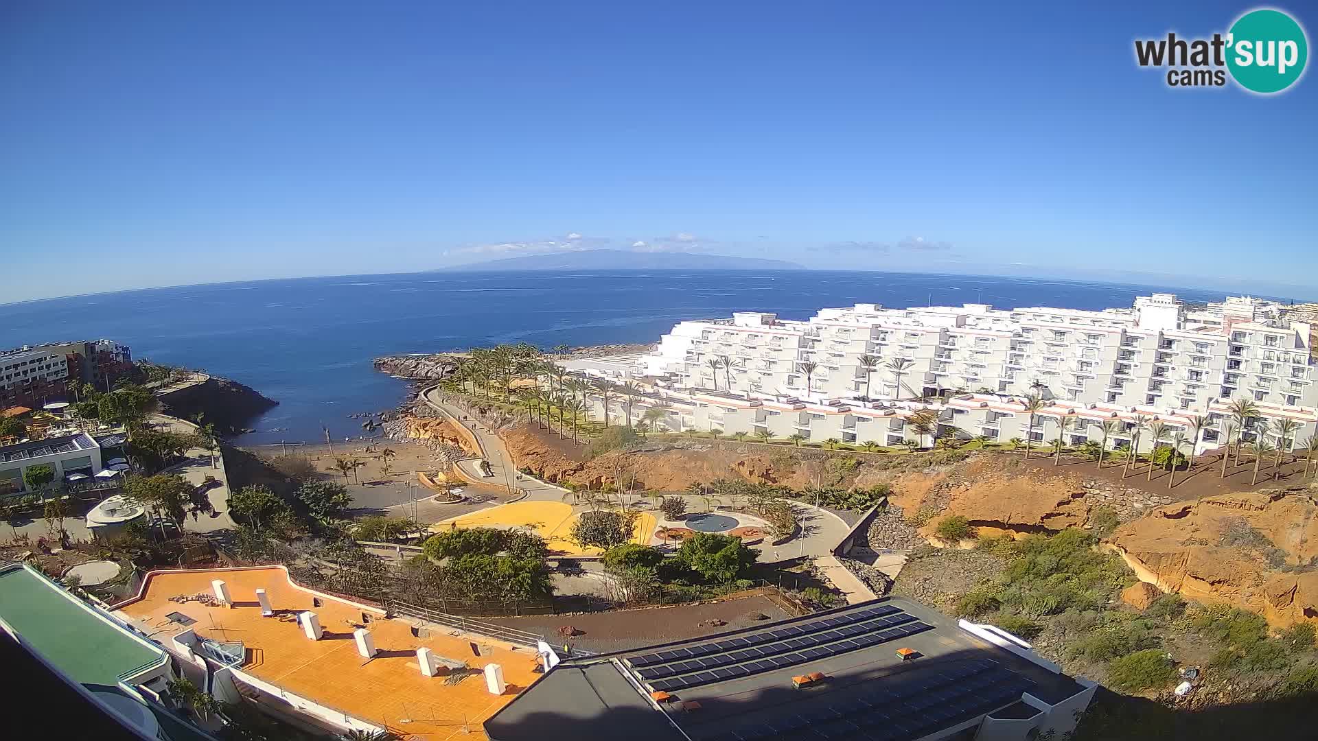Webcam live spiaggia Las Galgas – Playa Paraiso – Isola La Gomera – Costa Adeje – Tenerife