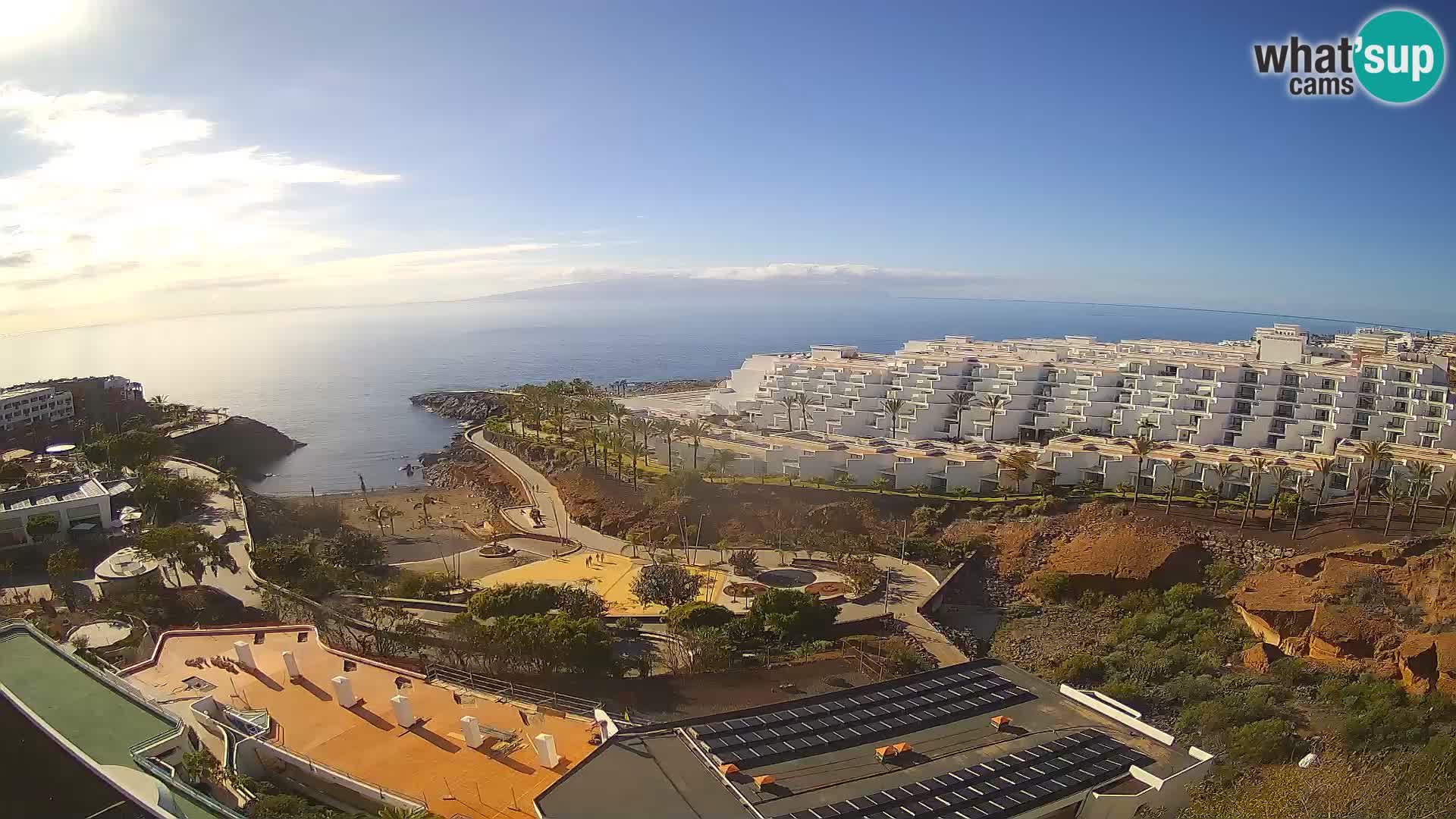 Webcam live spiaggia Las Galgas – Playa Paraiso – Isola La Gomera – Costa Adeje – Tenerife