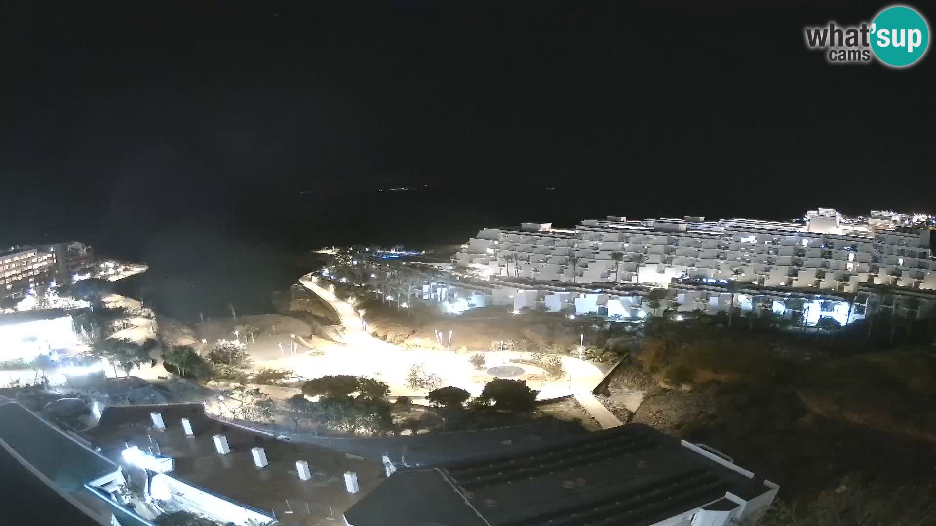 Live webcam Playa de Las Galgas – Playa Paraiso – La Gomera island – Adeje – Tenerife