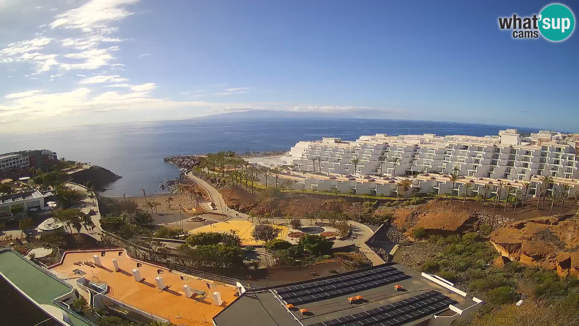 Webcam live spiaggia Las Galgas – Playa Paraiso – Isola La Gomera – Costa Adeje – Tenerife