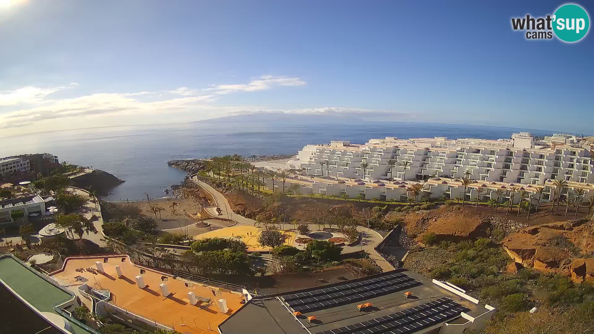 Webcam live spiaggia Las Galgas – Playa Paraiso – Isola La Gomera – Costa Adeje – Tenerife