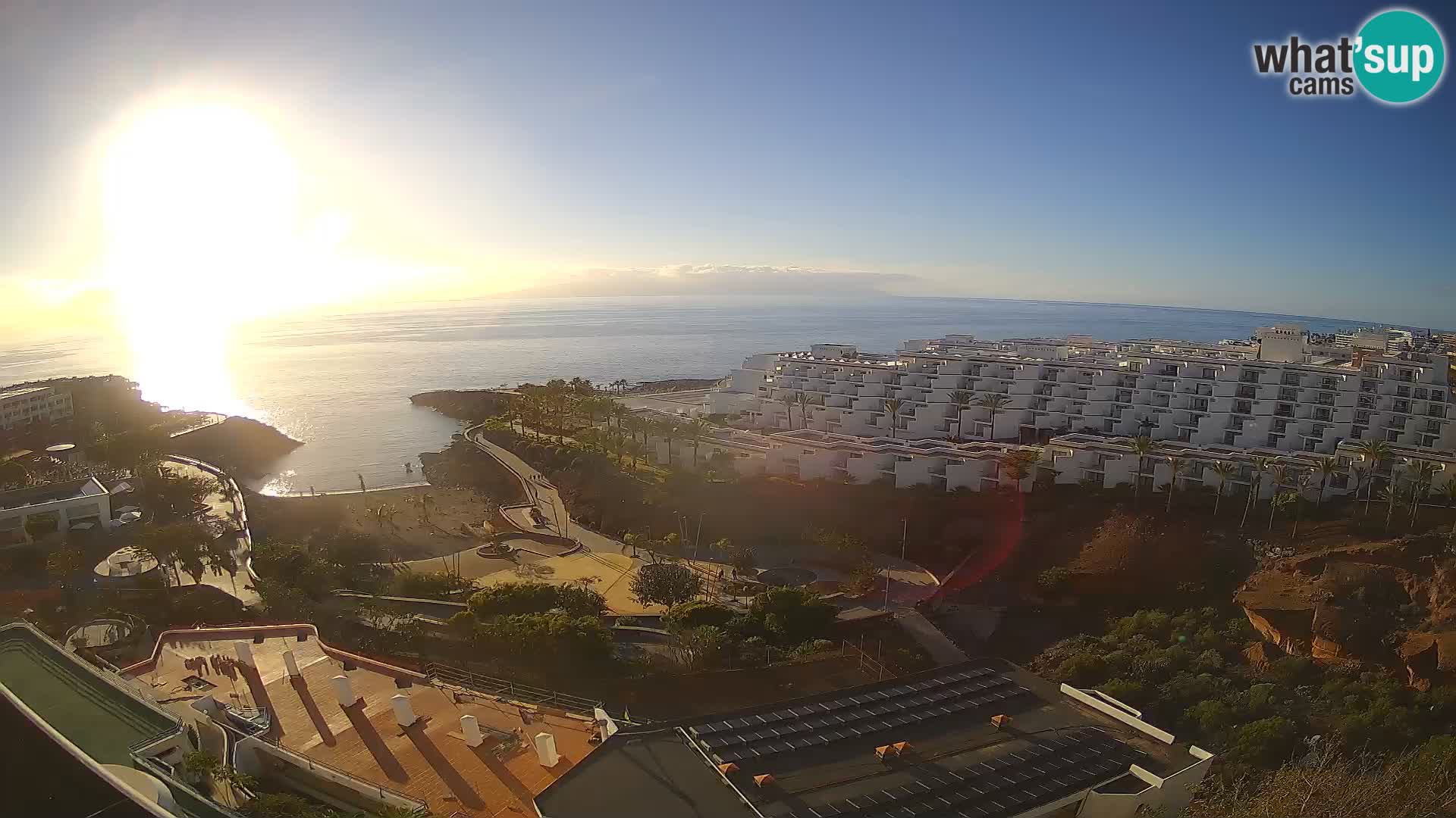 Webcam live spiaggia Las Galgas – Playa Paraiso – Isola La Gomera – Costa Adeje – Tenerife