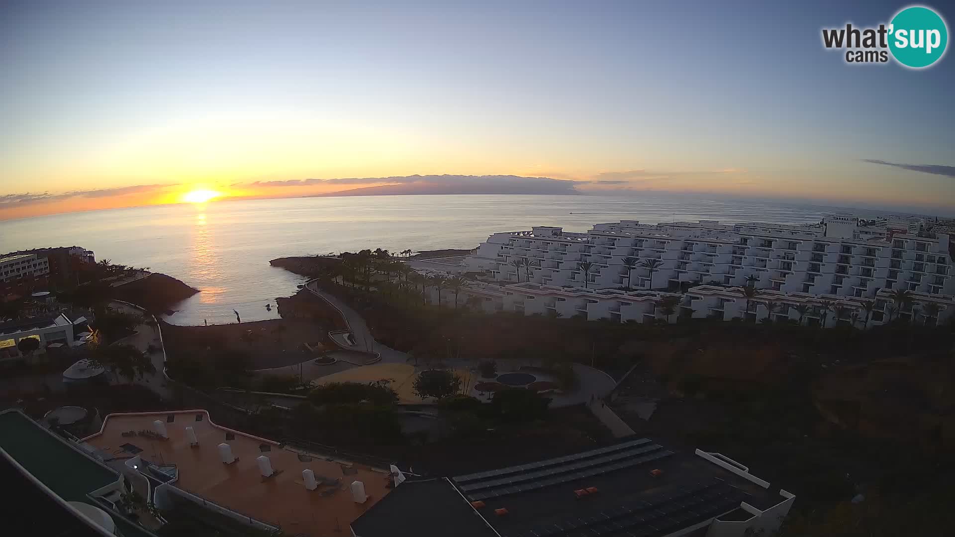 Spletna kamera v živo Las Galgas plaža – Playa Paraiso – otok La Gomera – Costa Adeje – Tenerife