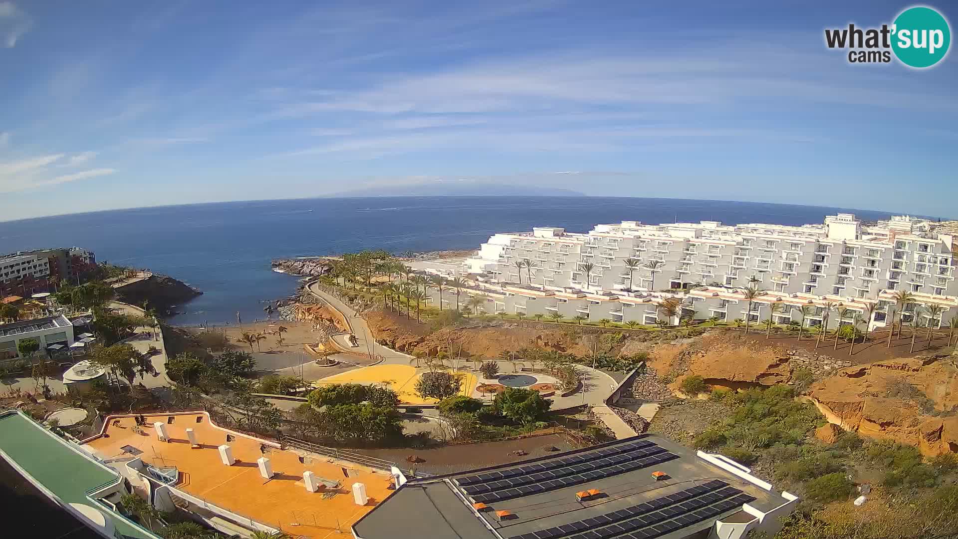 Webcam en direct Playa de Las Galgas – Playa Paraiso – île de La Gomera – Costa Adeje – Tenerife