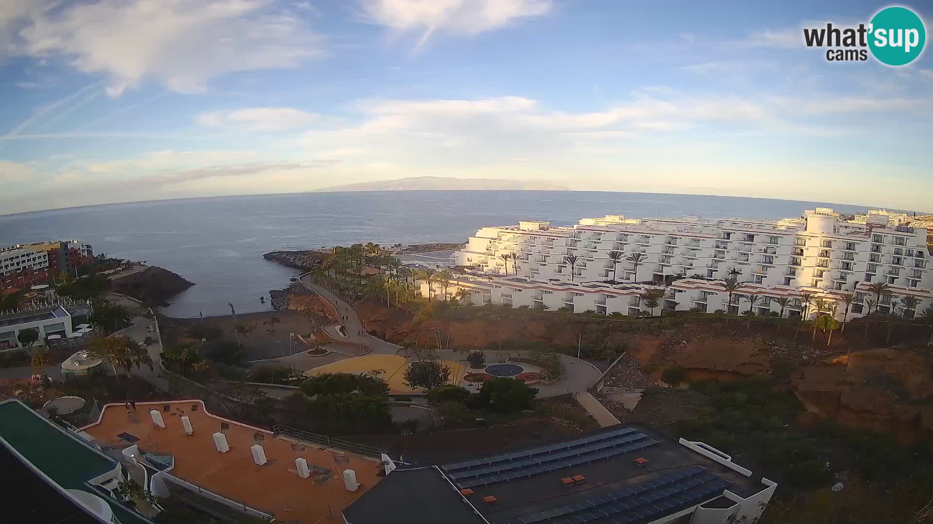 Webcam en vivo Playa de Las Galgas – Playa Paraíso – Isla de La Gomera – Costa Adeje – Tenerife