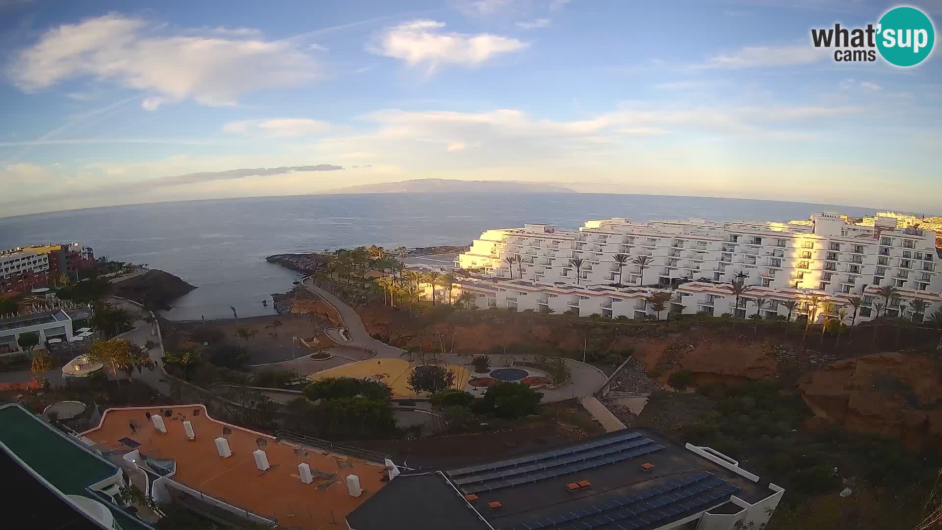 Webcam live spiaggia Las Galgas – Playa Paraiso – Isola La Gomera – Costa Adeje – Tenerife